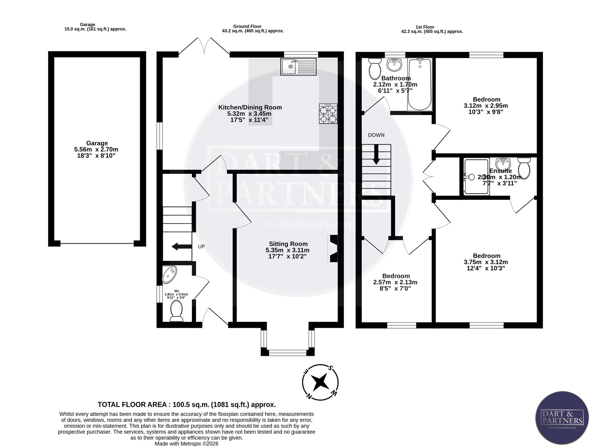 55 Carnac Drive, Dawlish floorplan