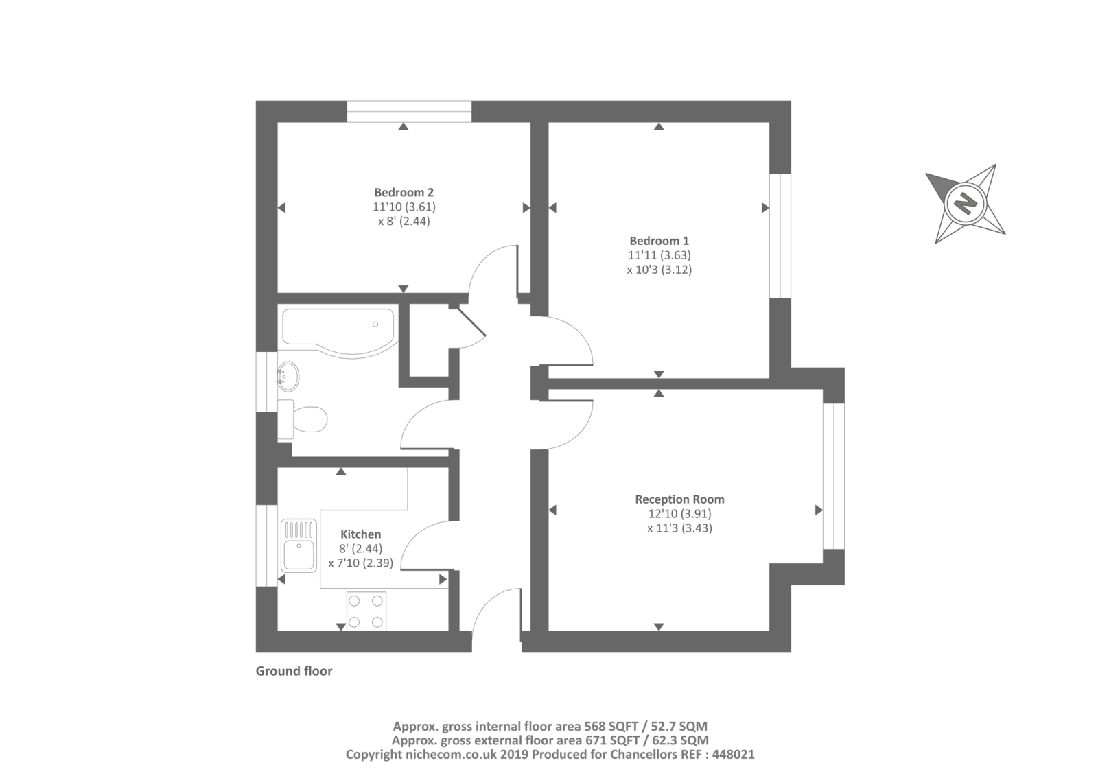 2 Bedrooms Flat for sale in Grace Court, Slough, Berkshire SL1