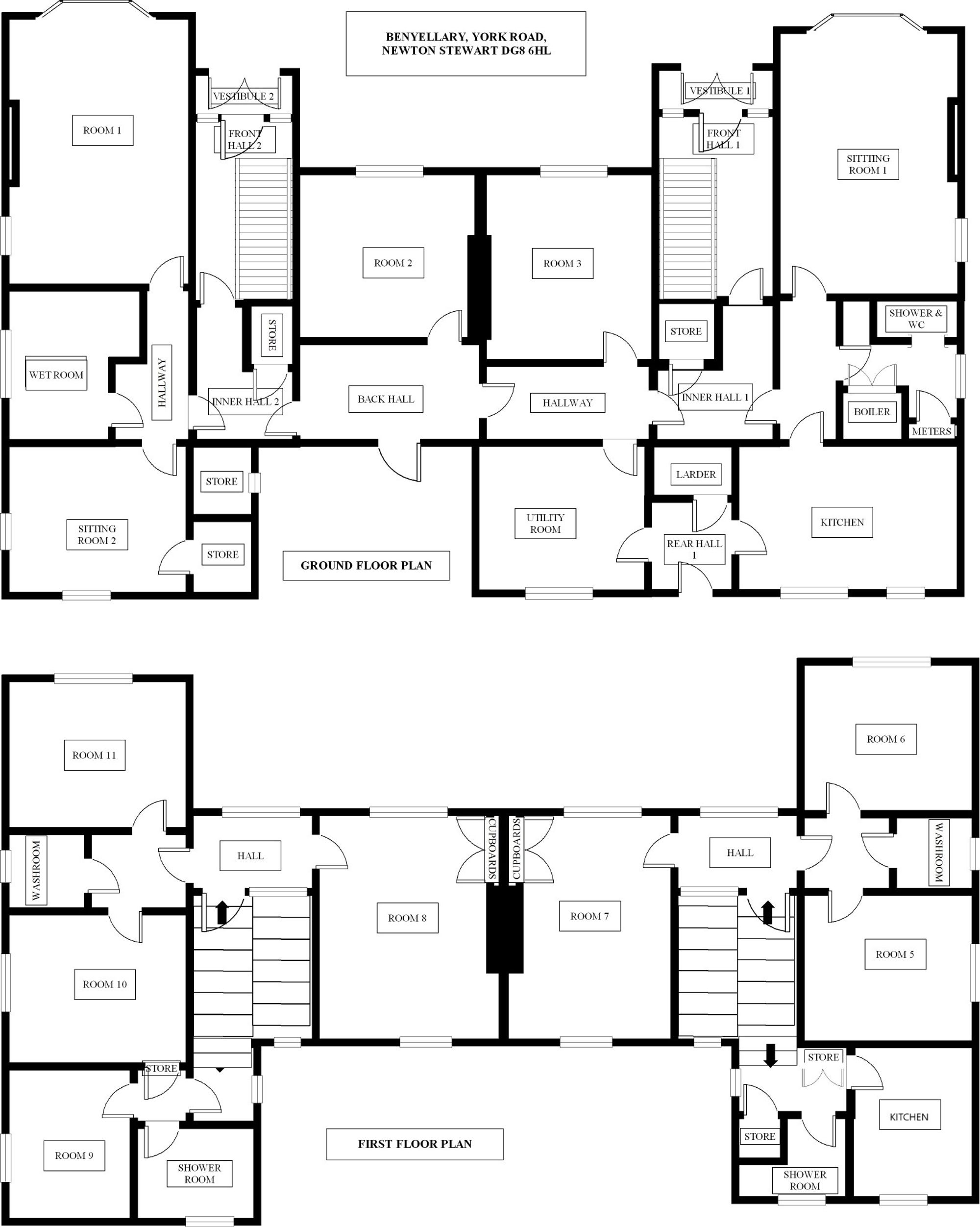 Benyellary York Road, Newton Stewart floorplan