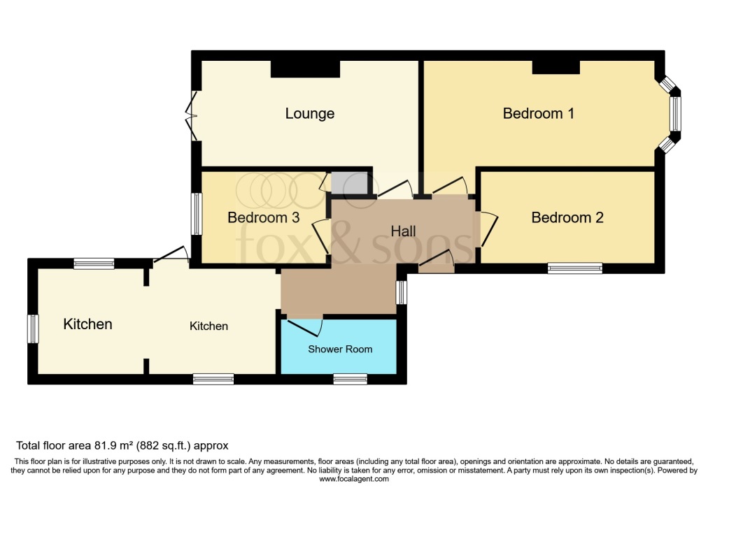 Lower Ground Floor Flat, 15, Bohemia Road, St. Leonards-On-Sea floorplan