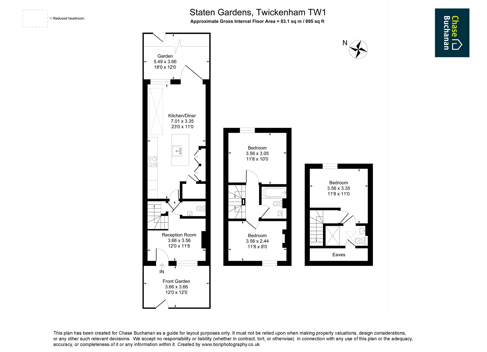8, Staten Gardens, Twickenham floorplan