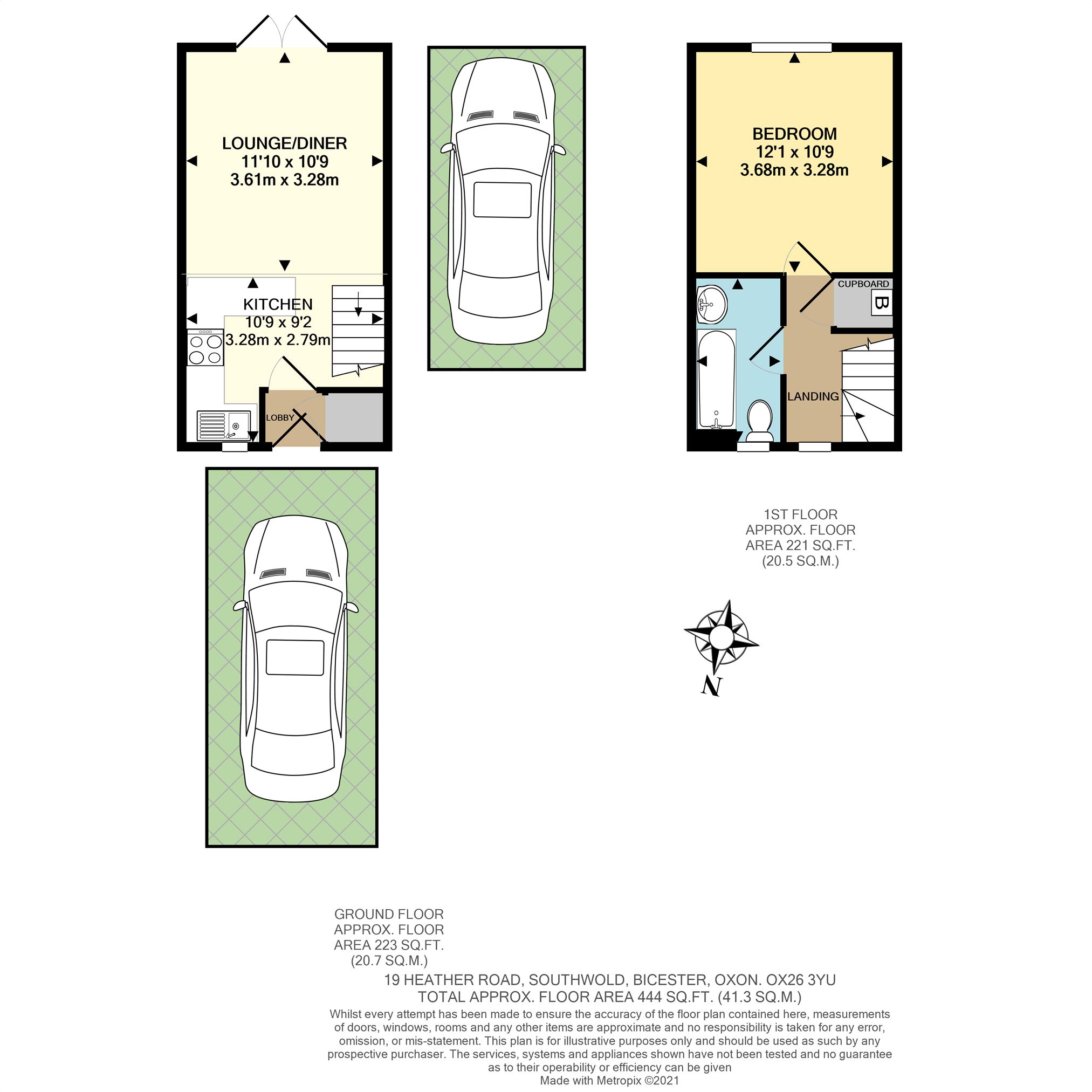 19, Heather Road, Bicester floorplan