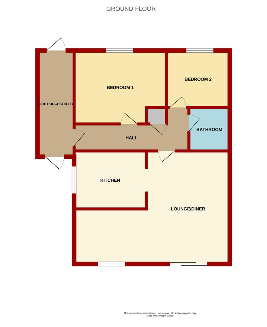 2, The Crofts, Newent floorplan