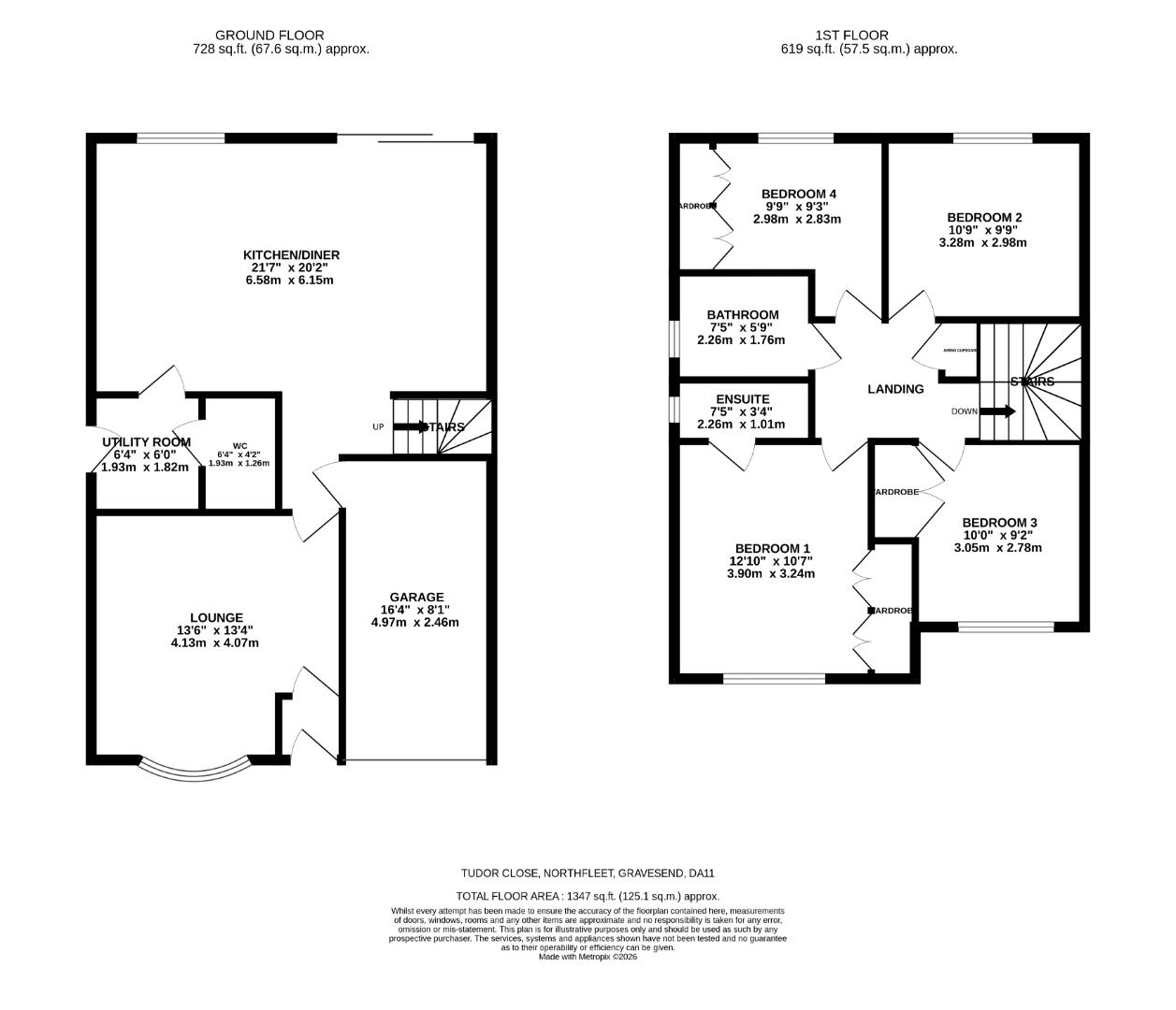 5, Tudor Close, Gravesend floorplan