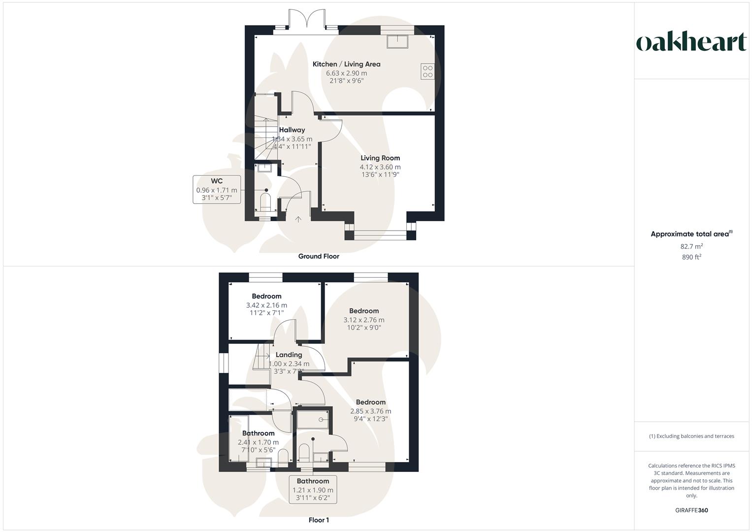 9, Poultry Close, Colchester floorplan