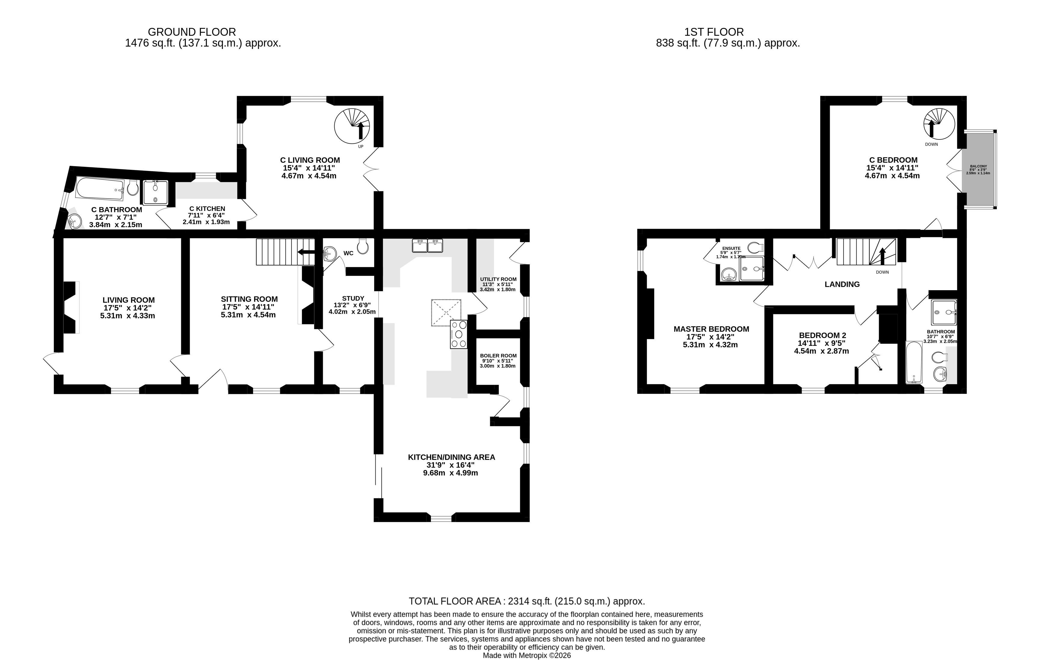 South Worden,, West Putford, Devon floorplan