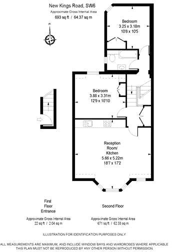 2 Bedrooms Flat to rent in New Kings Road, Fulham, London SW6
