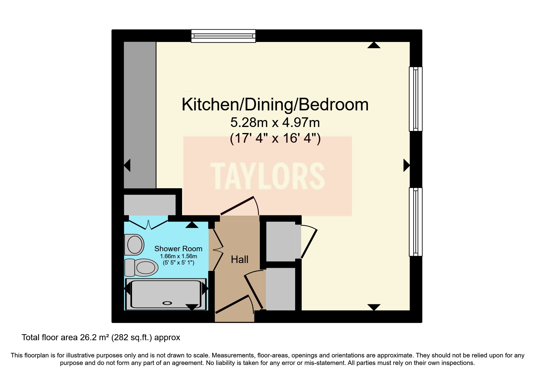 Flat 36, Bristol floorplan