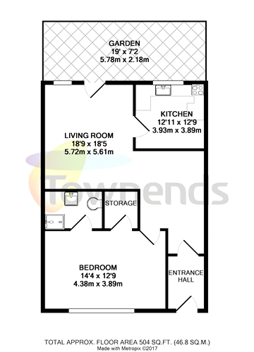 1 Bedrooms Flat to rent in Netherwood Road, Brook Green W14