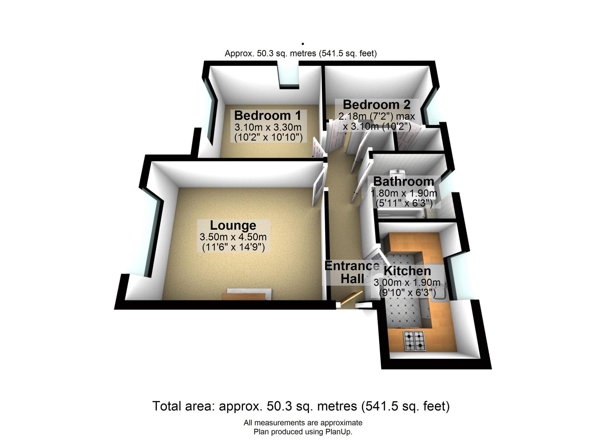 44 Middlepeak Way, Sheffield floorplan