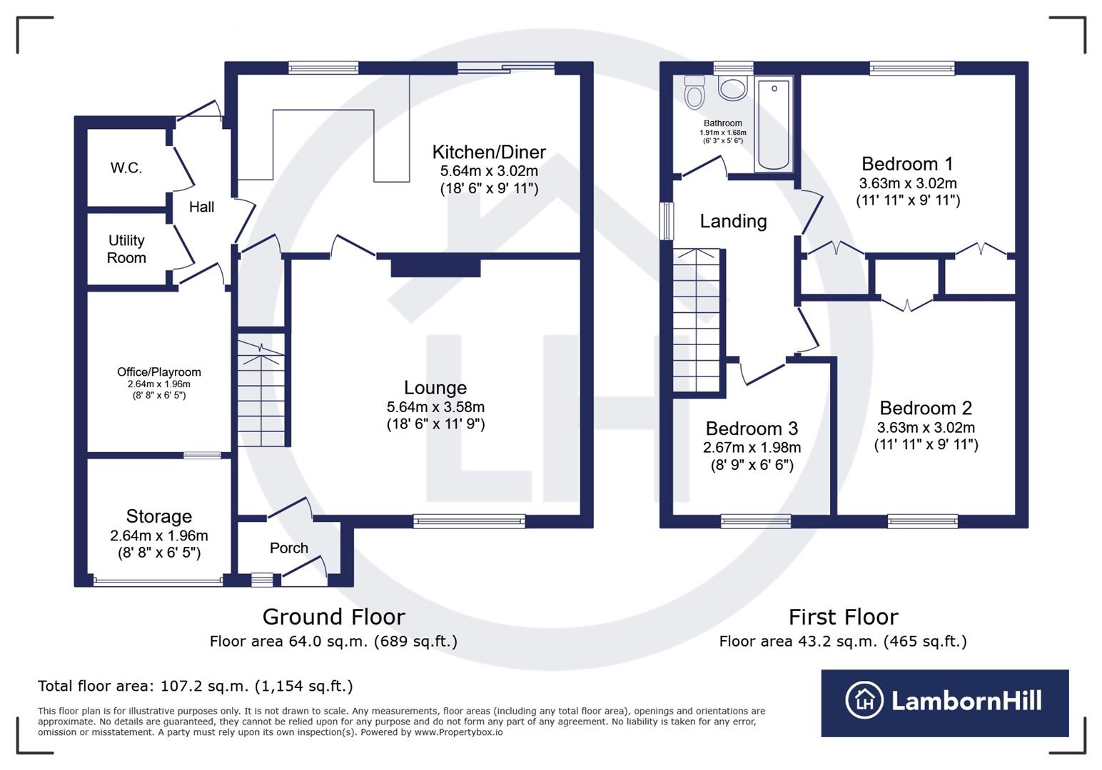 4, Beaumont Davey Close, Faversham floorplan