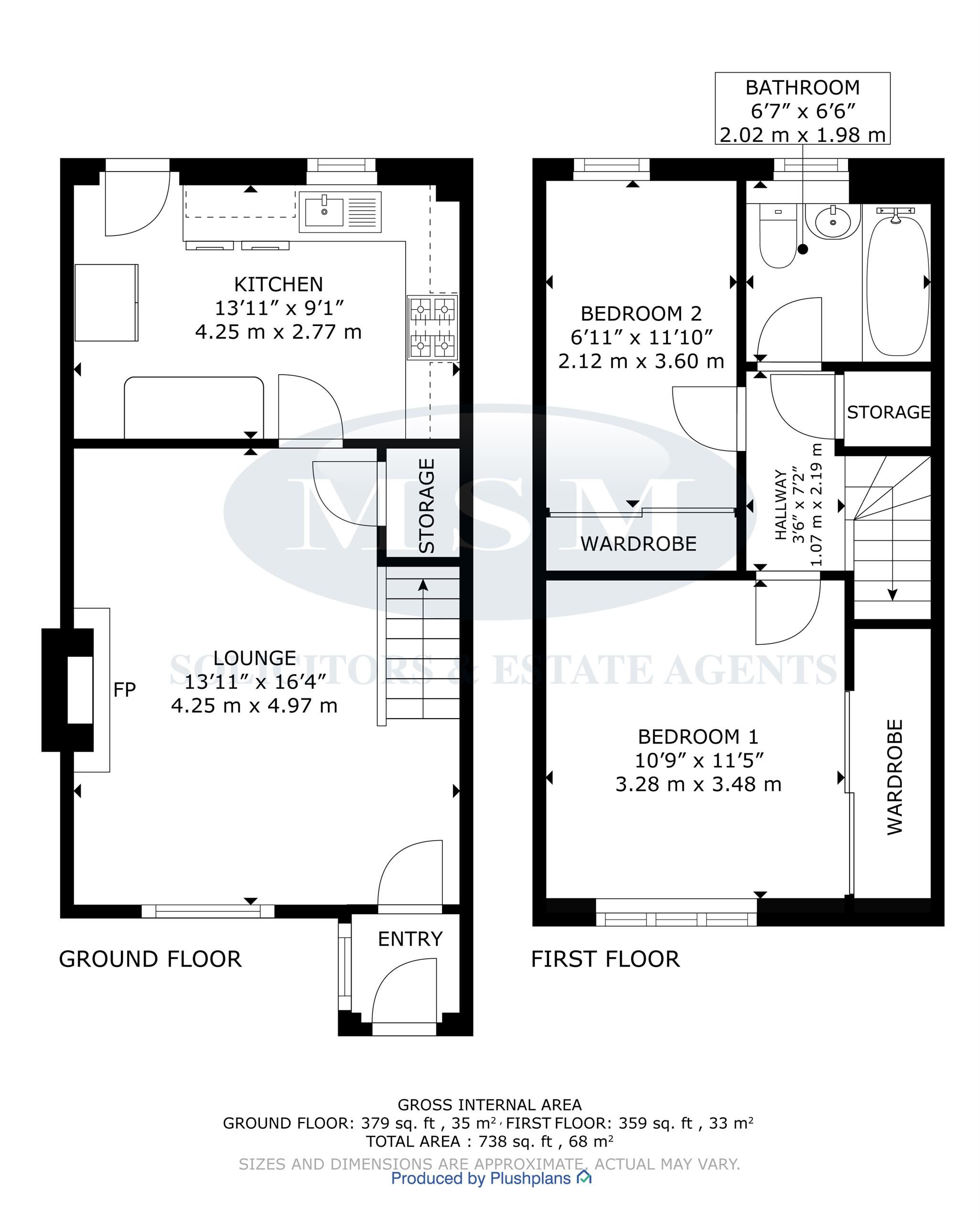 19, Bluebell Gardens, Glasgow floorplan