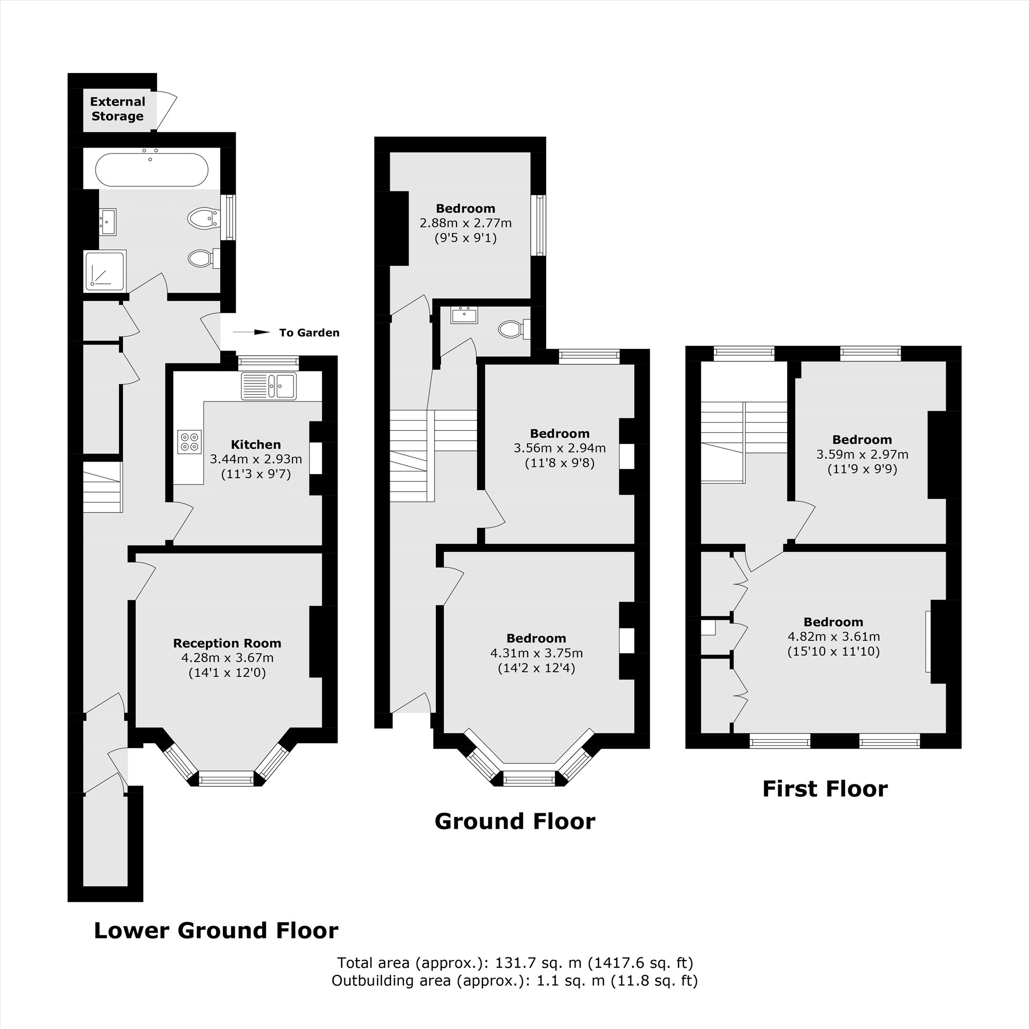 32, Archel Road, London floorplan