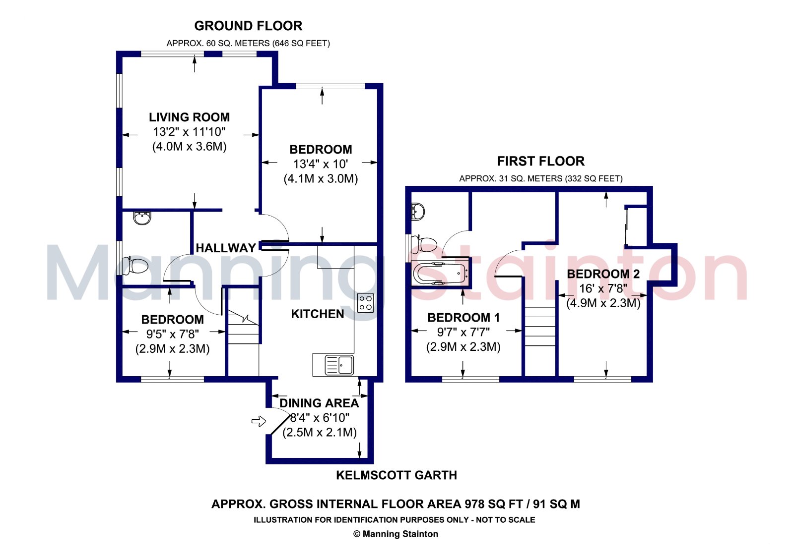 Kelmscott Garth, West Yorkshire floorplan
