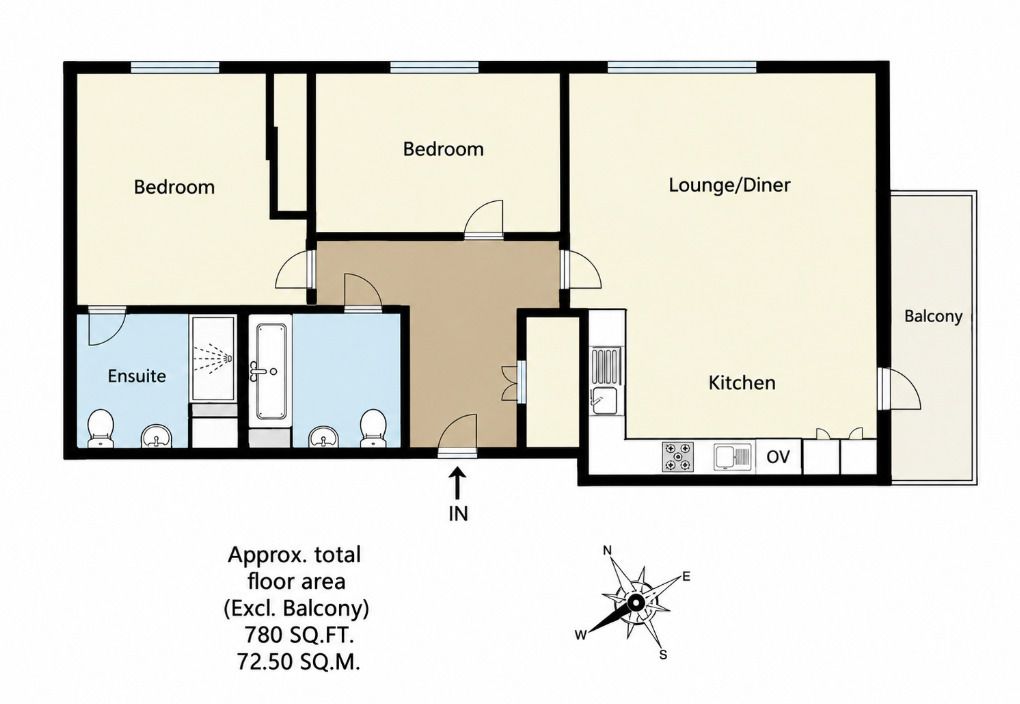 Flat 4, Periwinkle Court, Romford floorplan