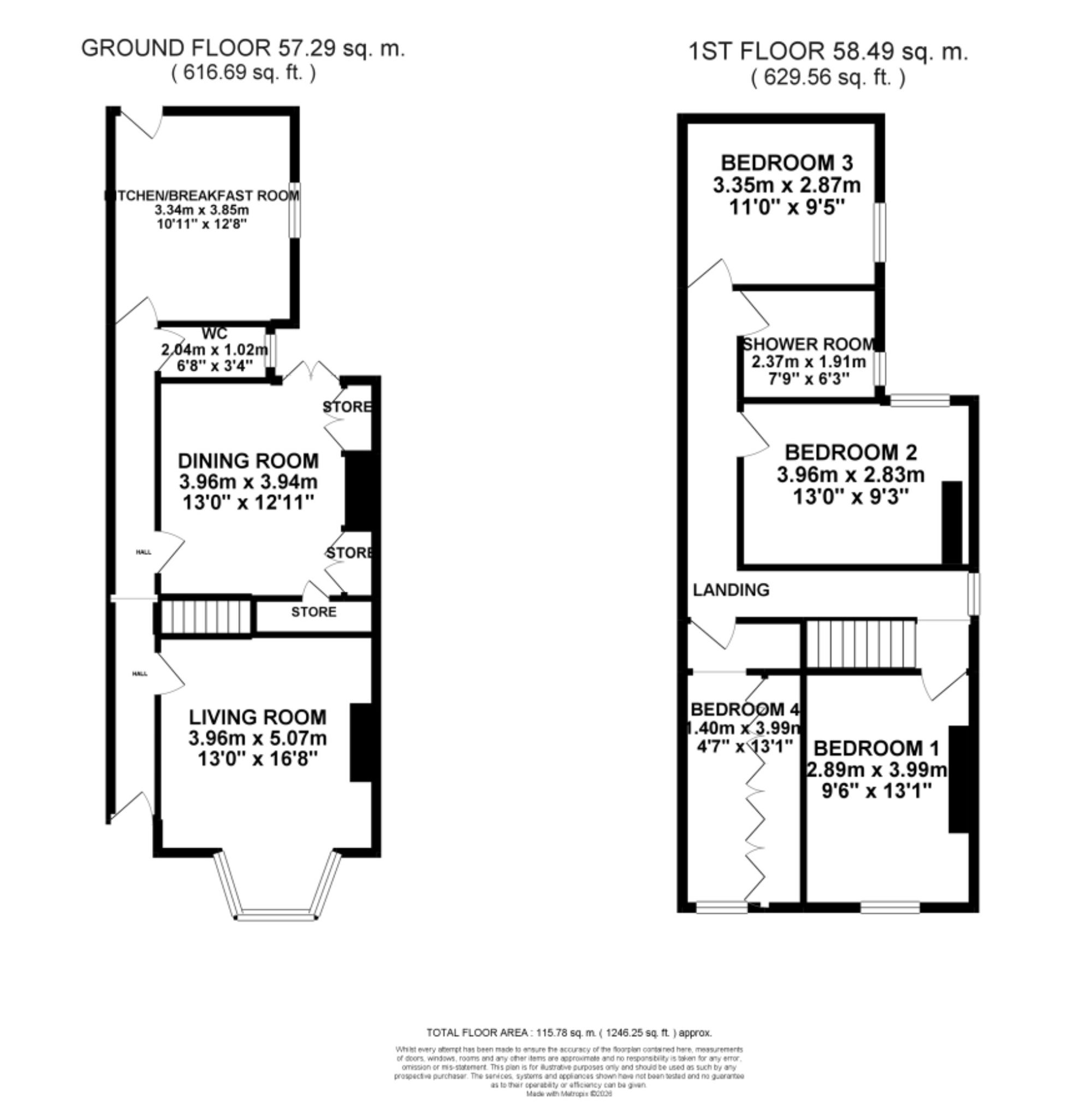 15 Haydon Street, Stoke-On-Trent floorplan
