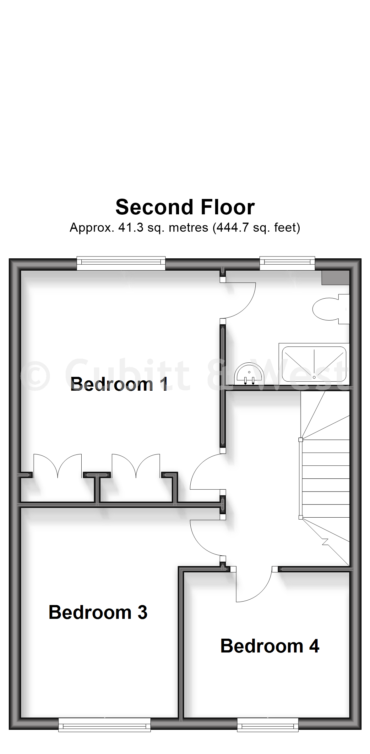 2, Delrogue Road, Crawley floorplan