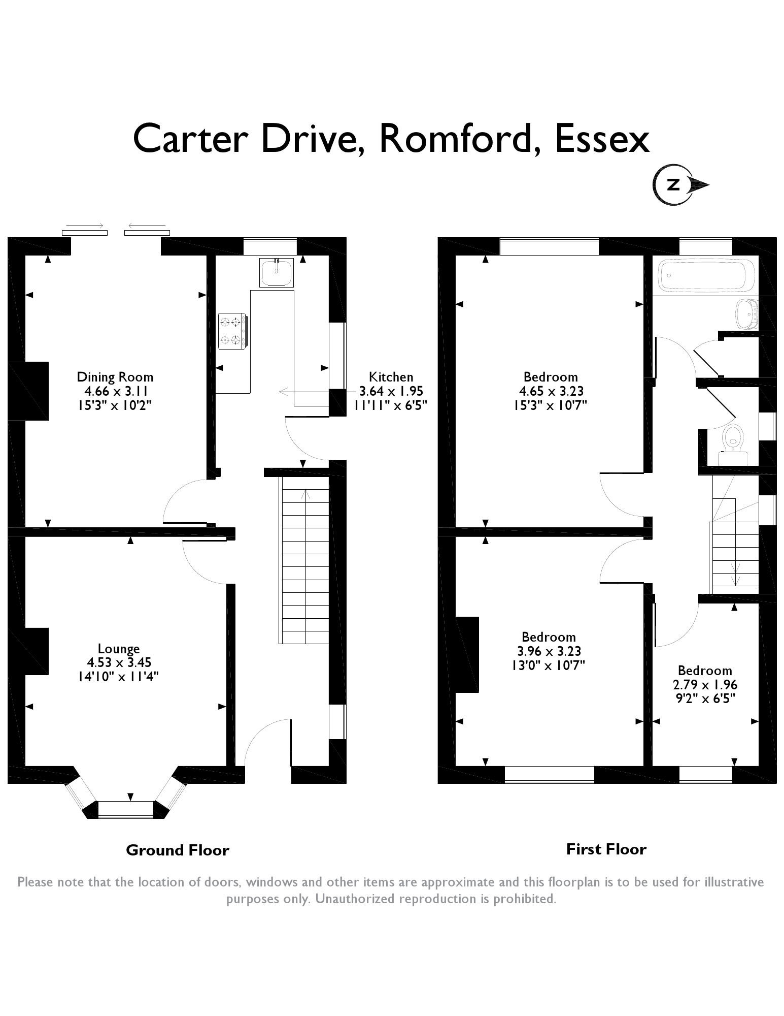 3 Bedrooms Semi-detached house for sale in Carter Drive, Romford RM5