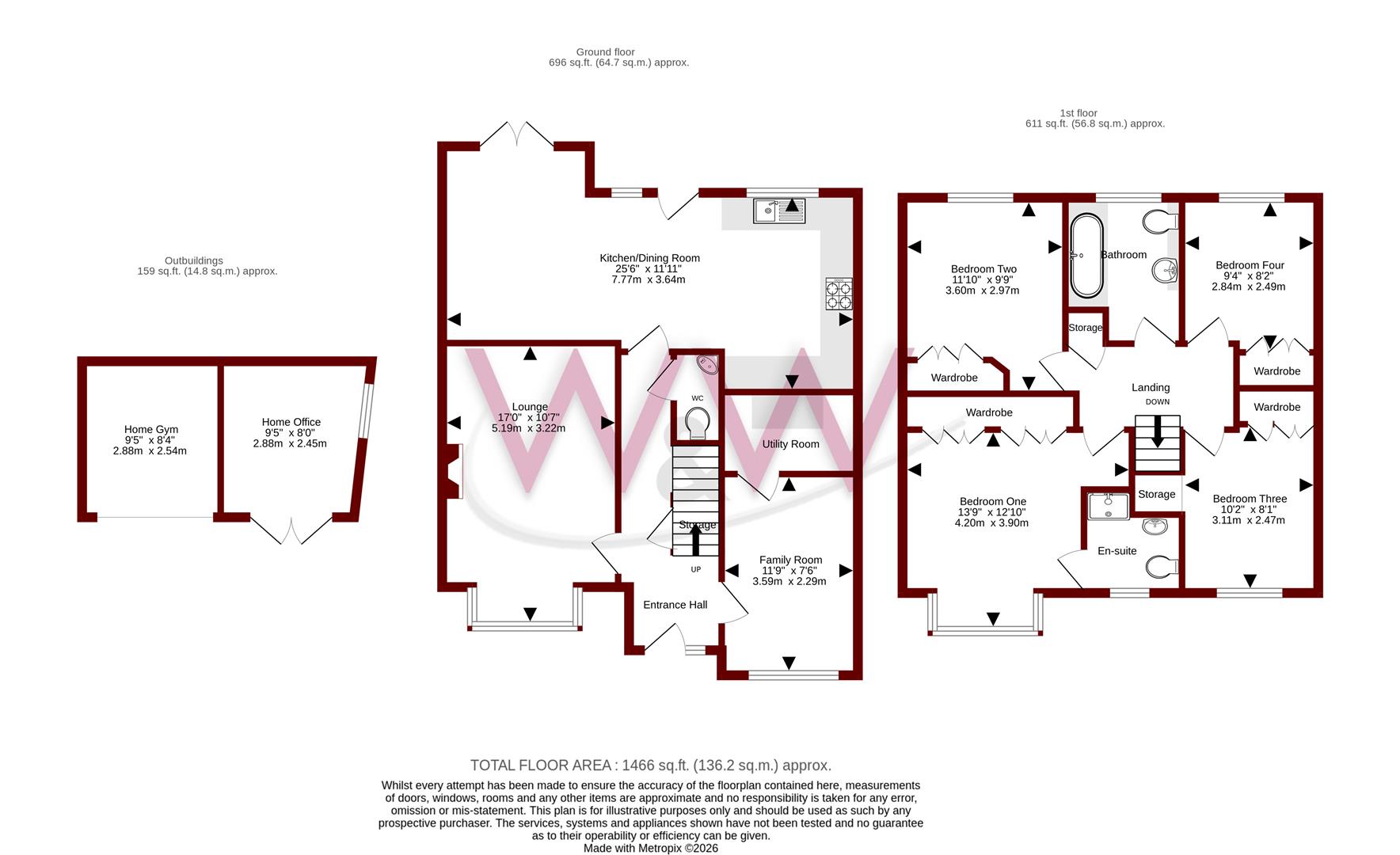 3, Haflinger Drive, Fareham floorplan