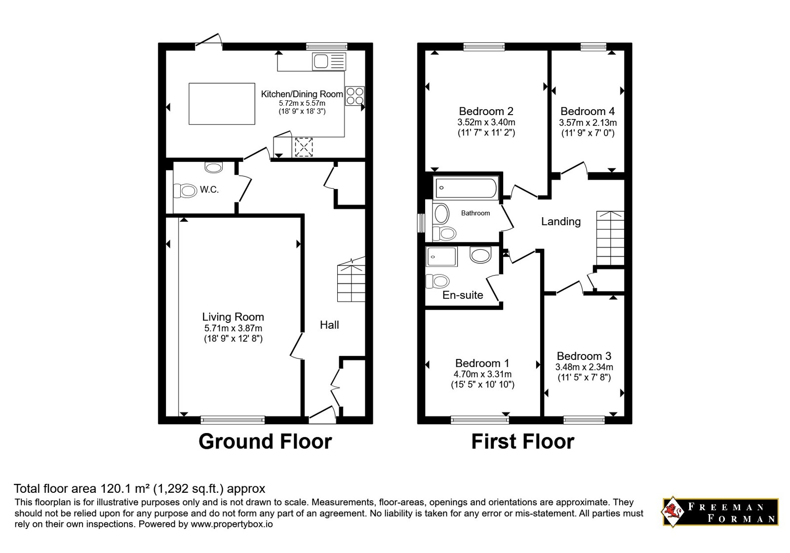 10, Russet Grove, Heathfield floorplan
