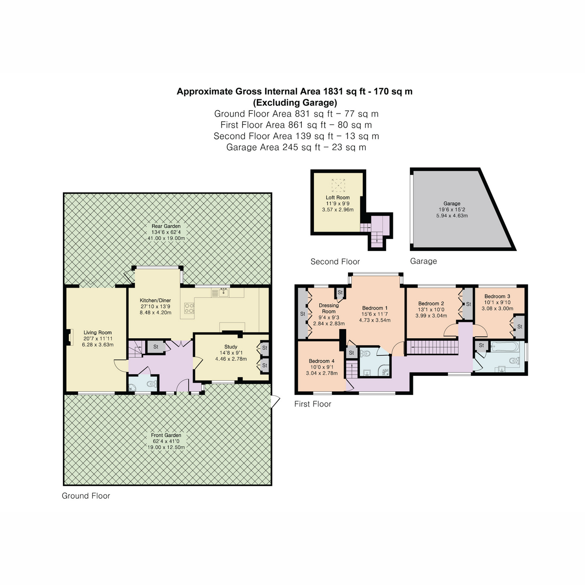 58, Westhall Road, Warlingham floorplan