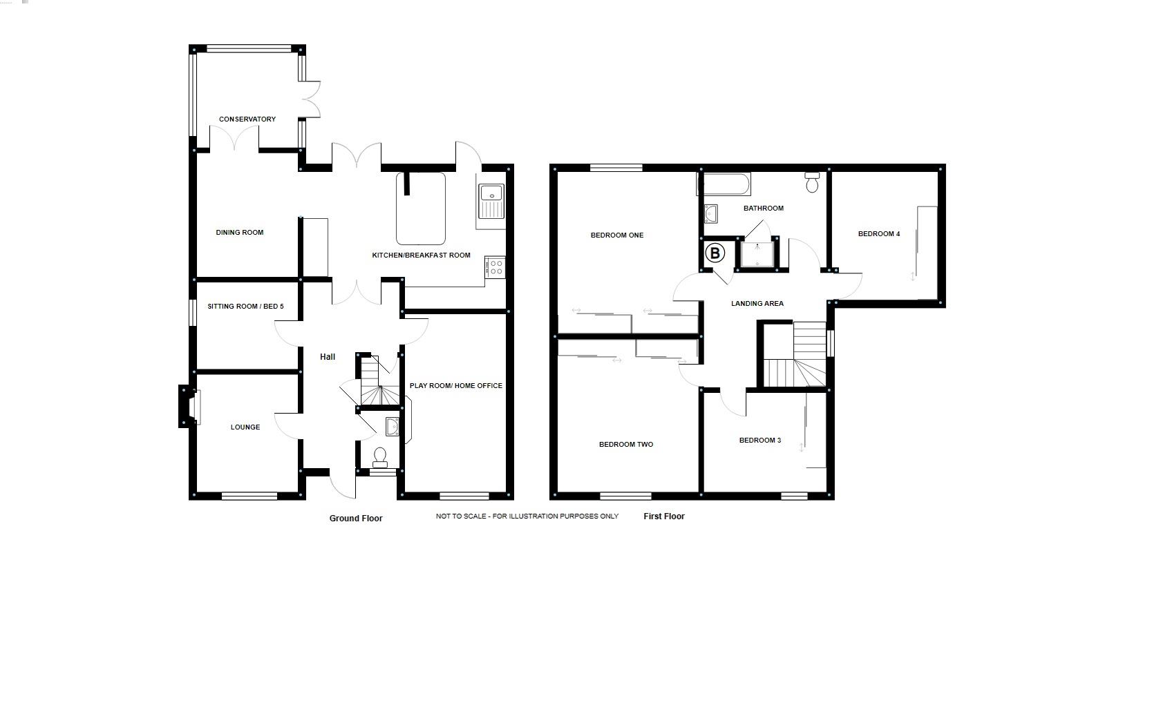 Henblas, Flint Mountain, Flint CH6, 4 bedroom linkdetached house for