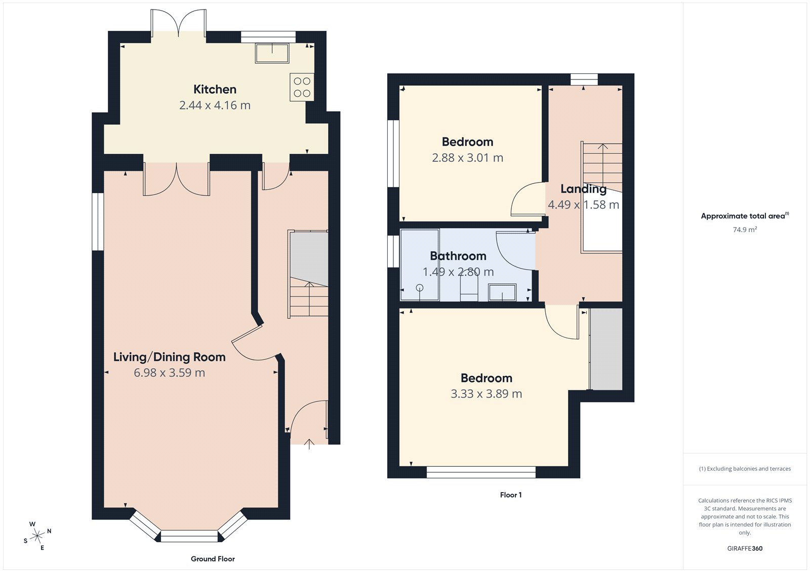 59, Ridgeway Lane, Bristol floorplan