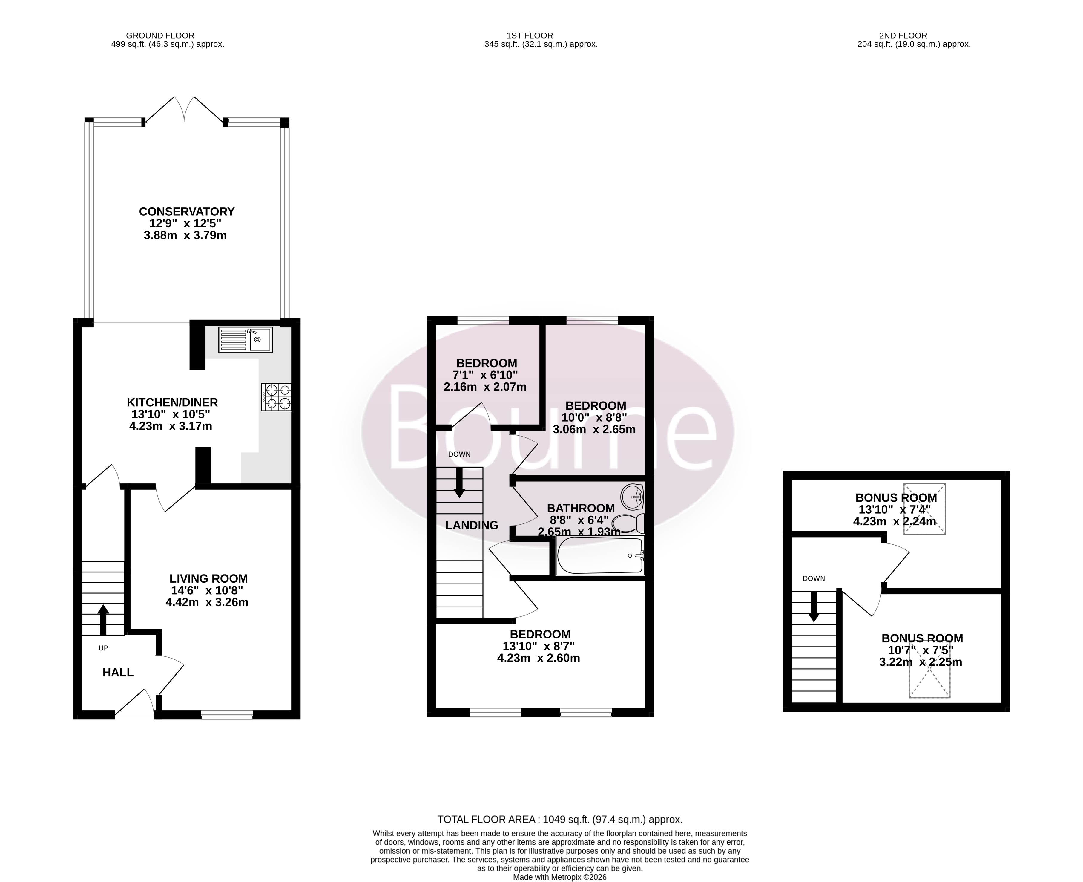 7, Blue Timbers Close, Bordon floorplan