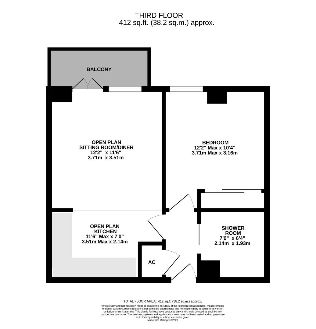Flat 29, One Fifty, Victoria Road, Swindon floorplan