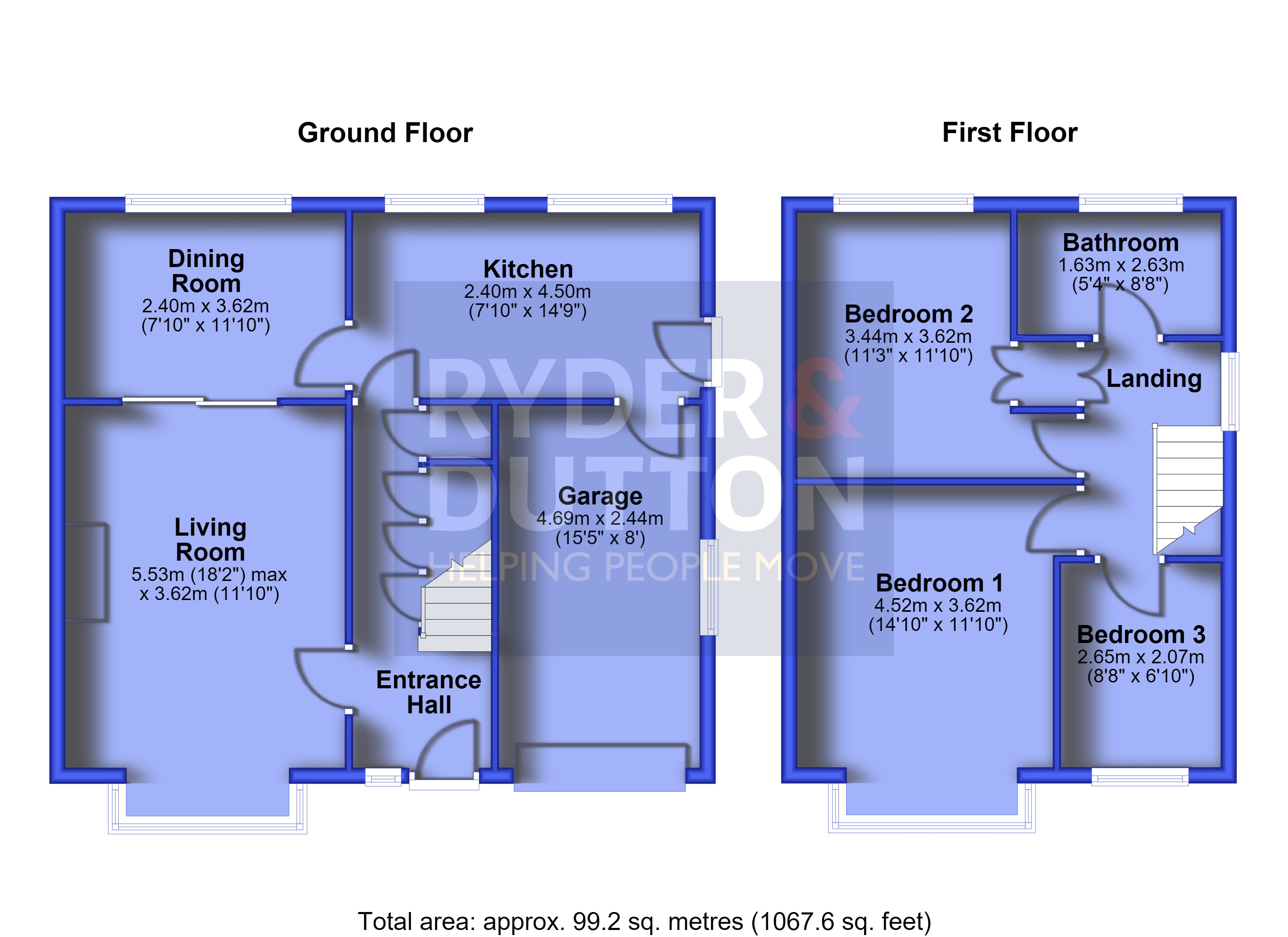 104, Greenhill Bank Road, West Yorkshire floorplan