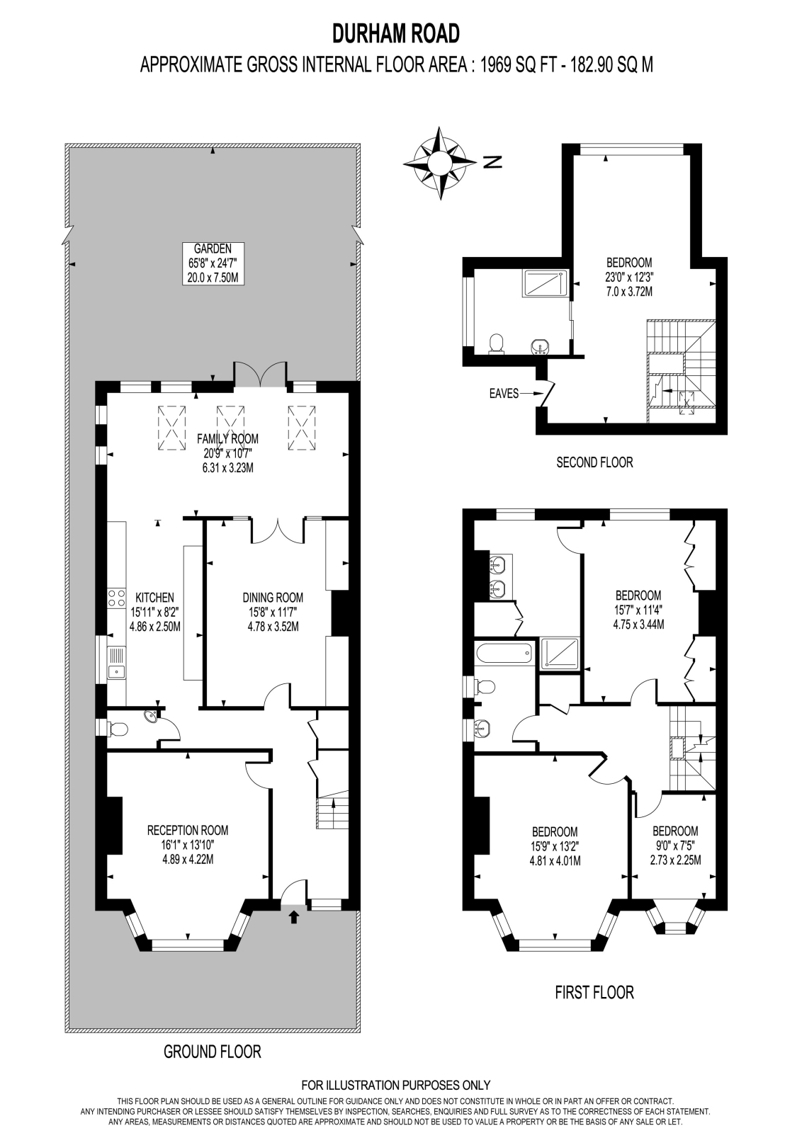 69, Durham Road, West Wimbledon floorplan