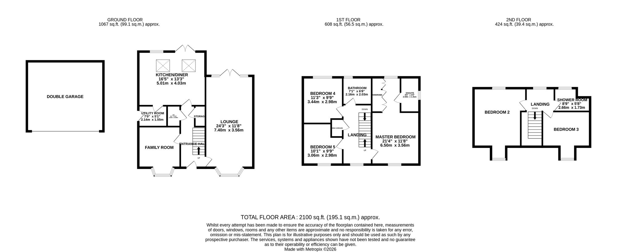 29 Blandford Way, Market Drayton floorplan