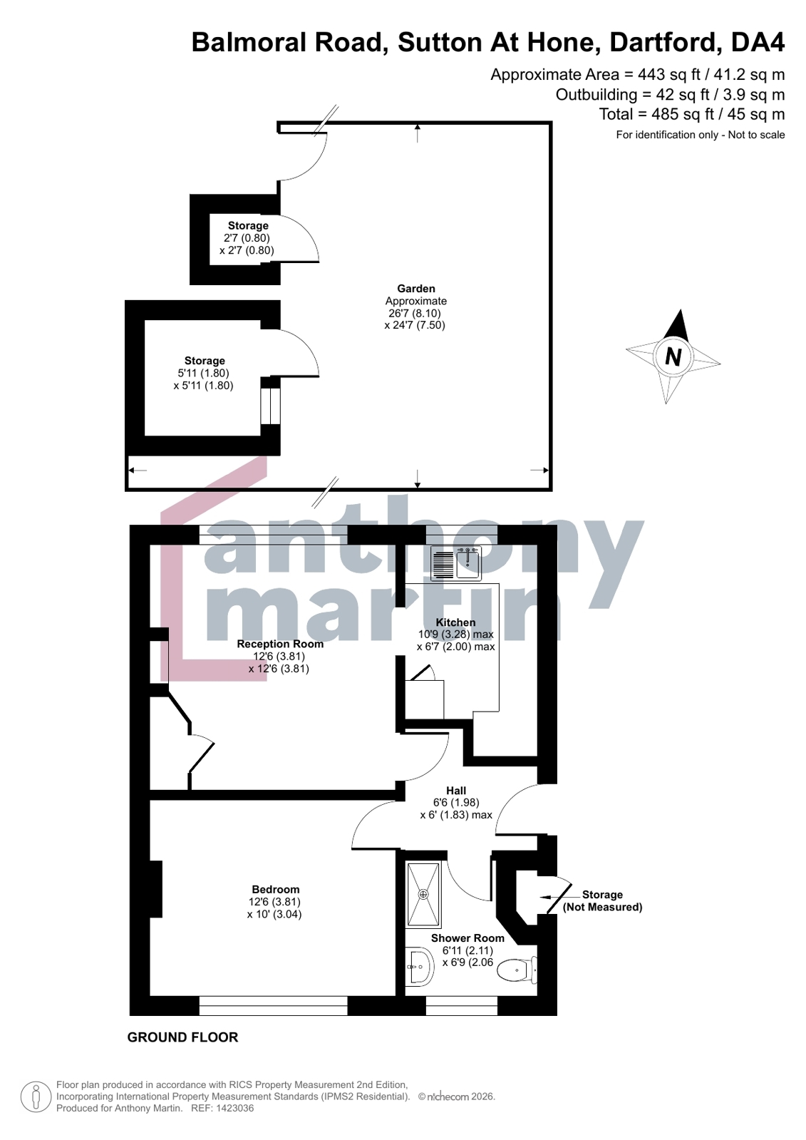 38, Balmoral Road, Dartford floorplan