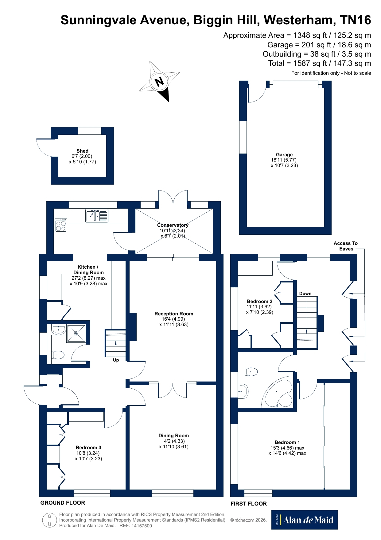 Shangri La, 149, Sunningvale Avenue, Westerham floorplan