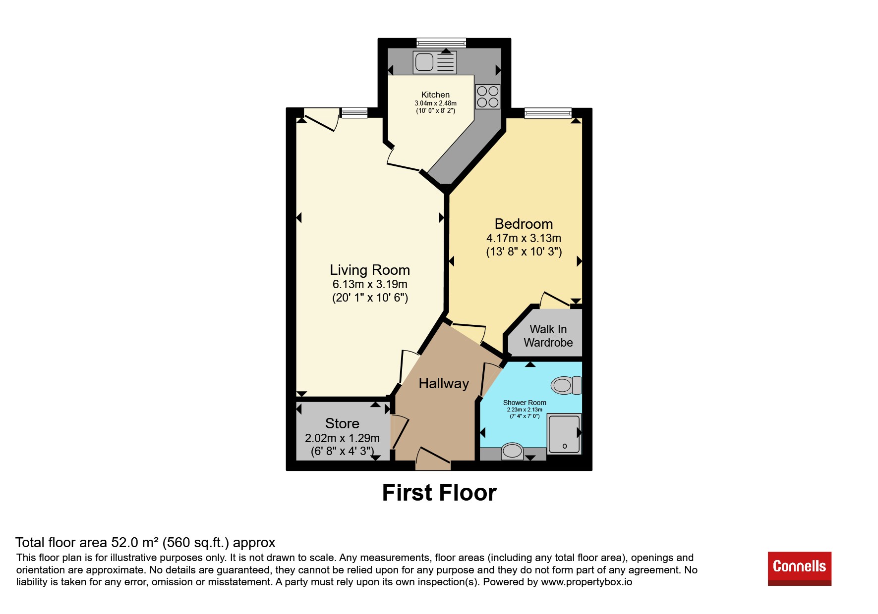 19, Stowe Place, Rotten Row, Lichfield floorplan