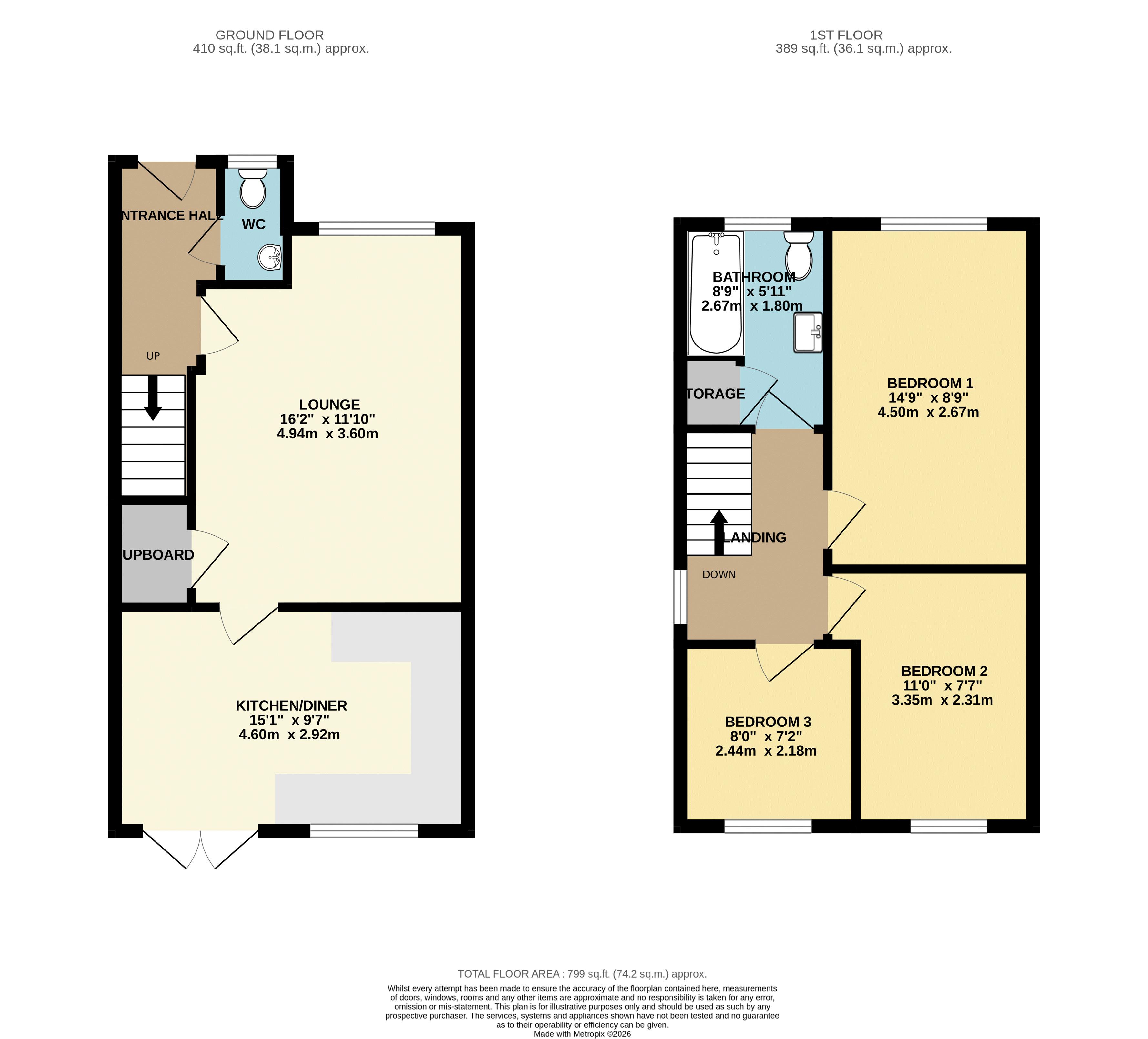 50, Baggaley Drive, Horncastle floorplan