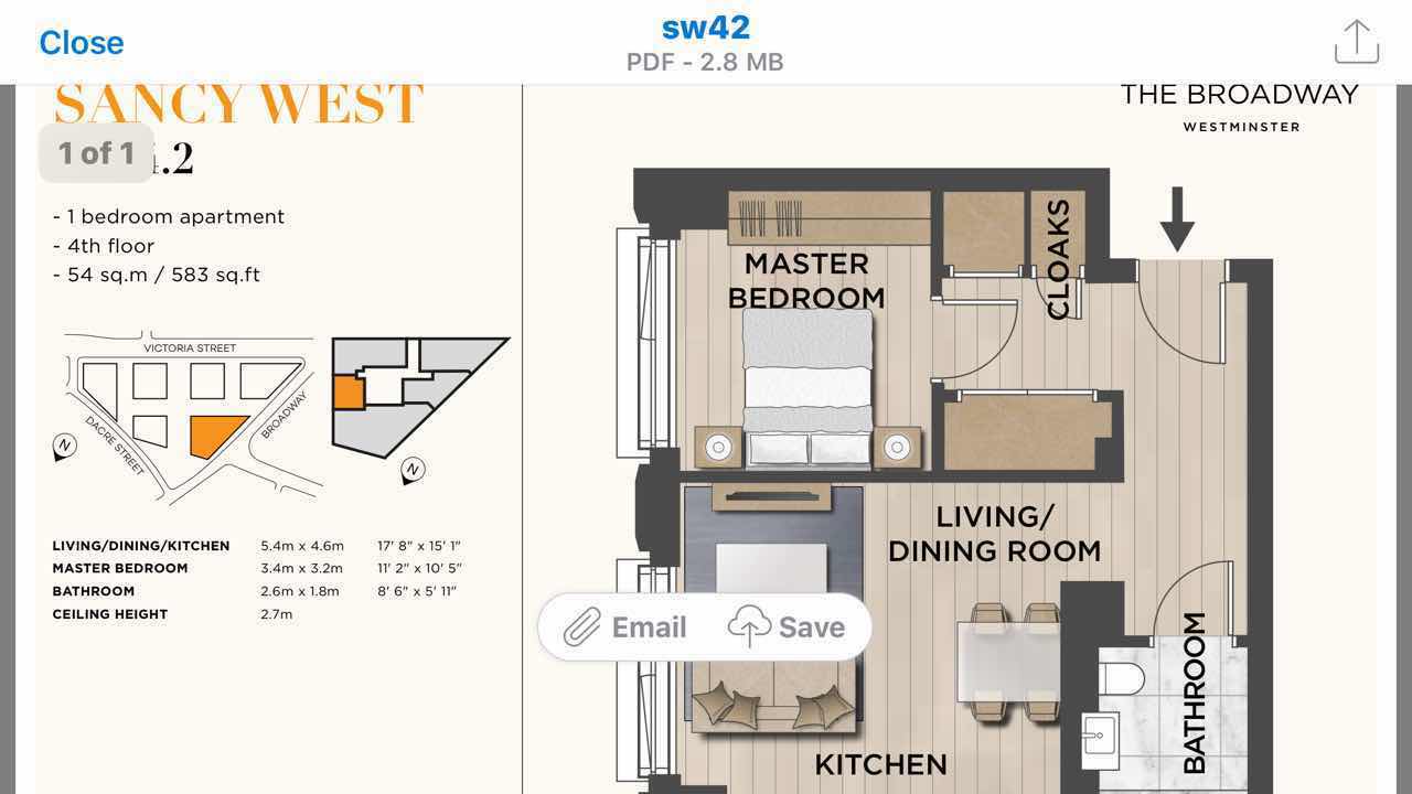 Broadway, London floorplan