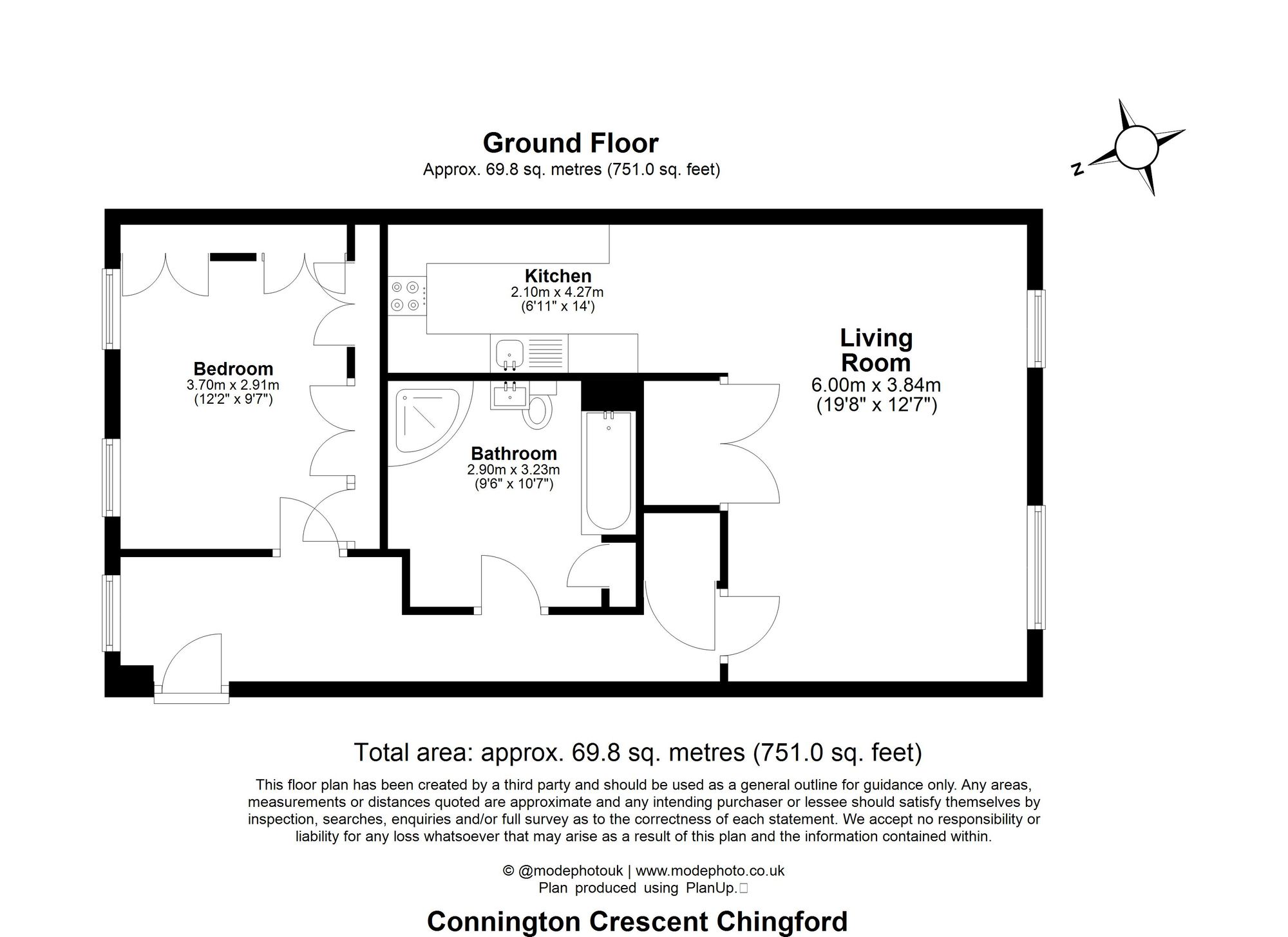 Ashton Court, 2 Connington Crescent, E4 floorplan