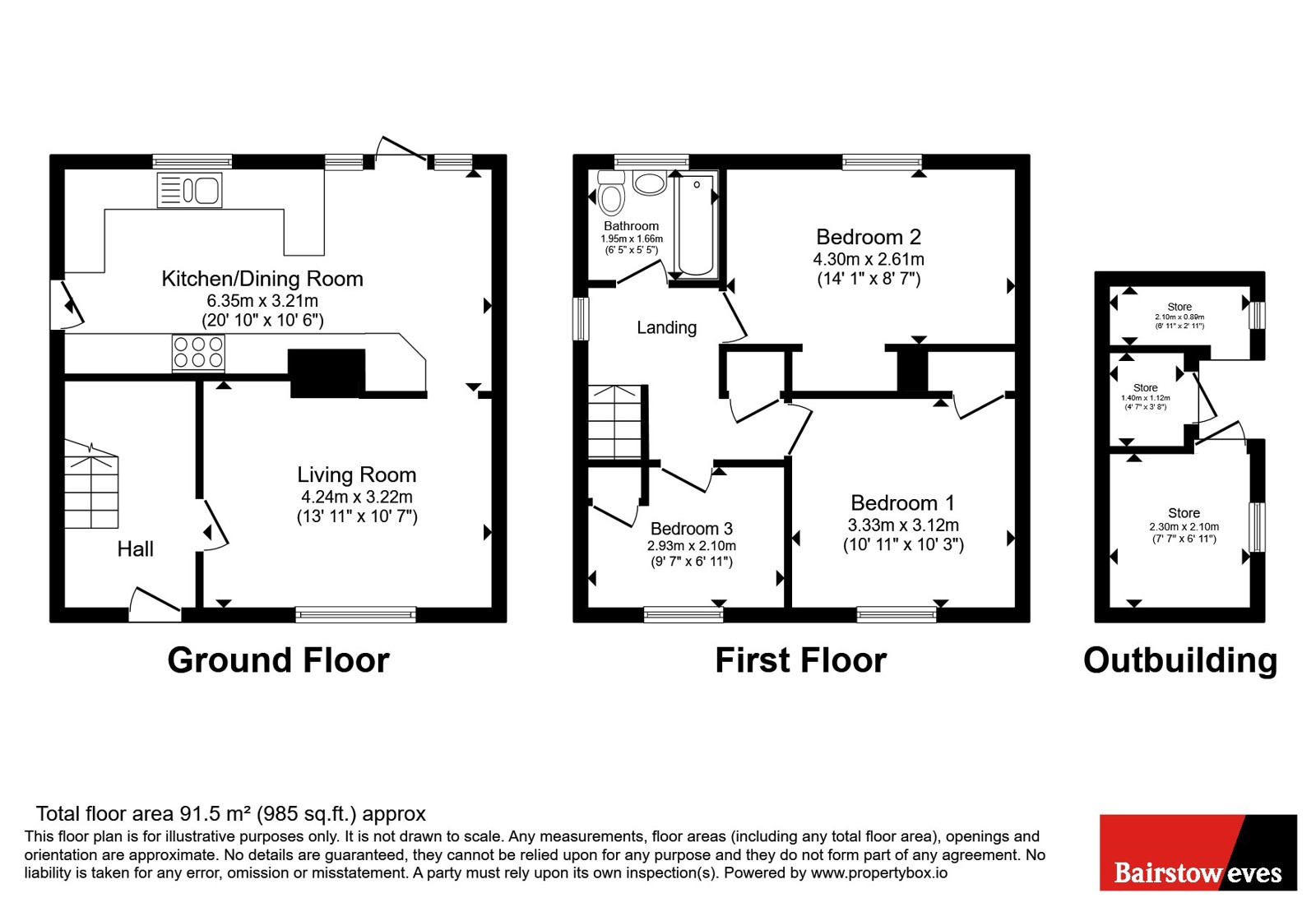 57, Farnborough Road, Nottingham floorplan