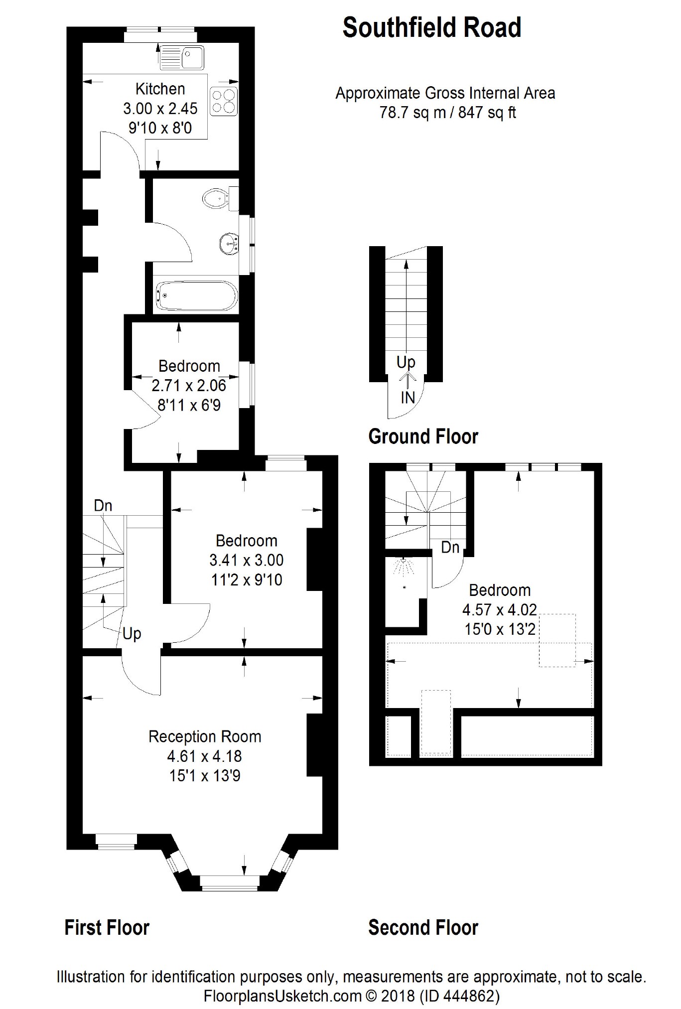 3 Bedrooms Flat to rent in Southfield Road, London W4
