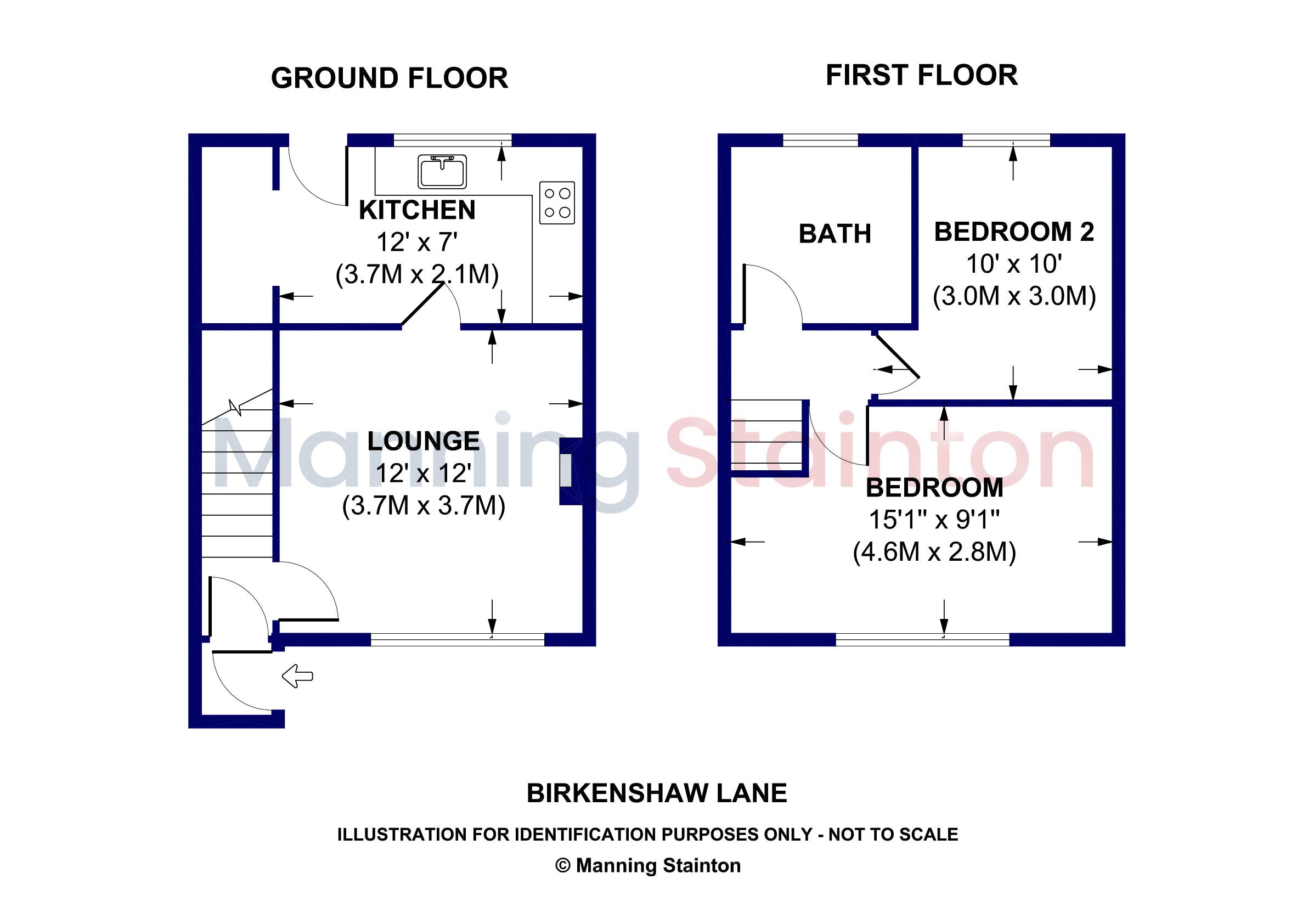 107, Birkenshaw Lane, Bradford floorplan