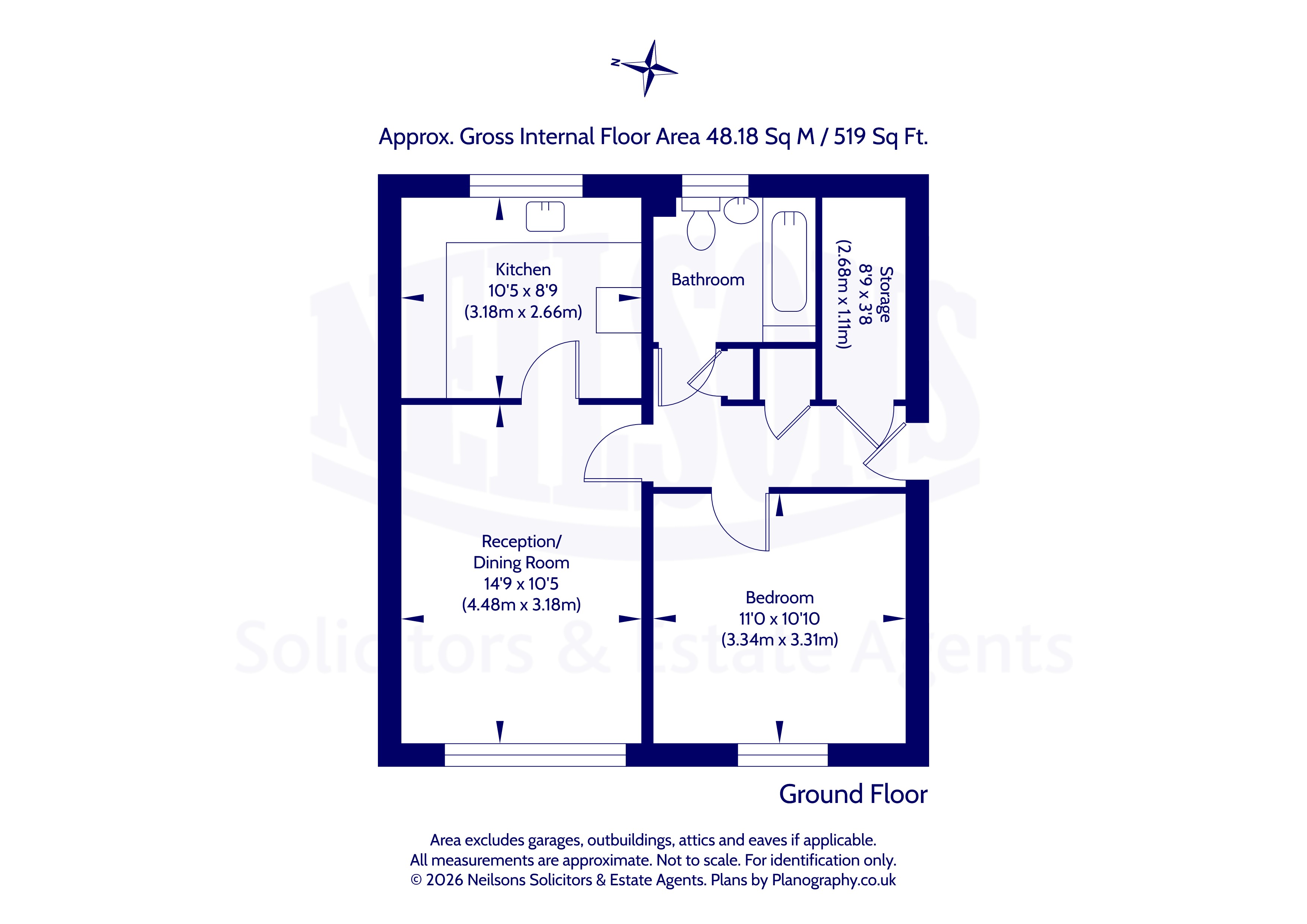 9/3, Saughton Mains Terrace, Edinburgh floorplan