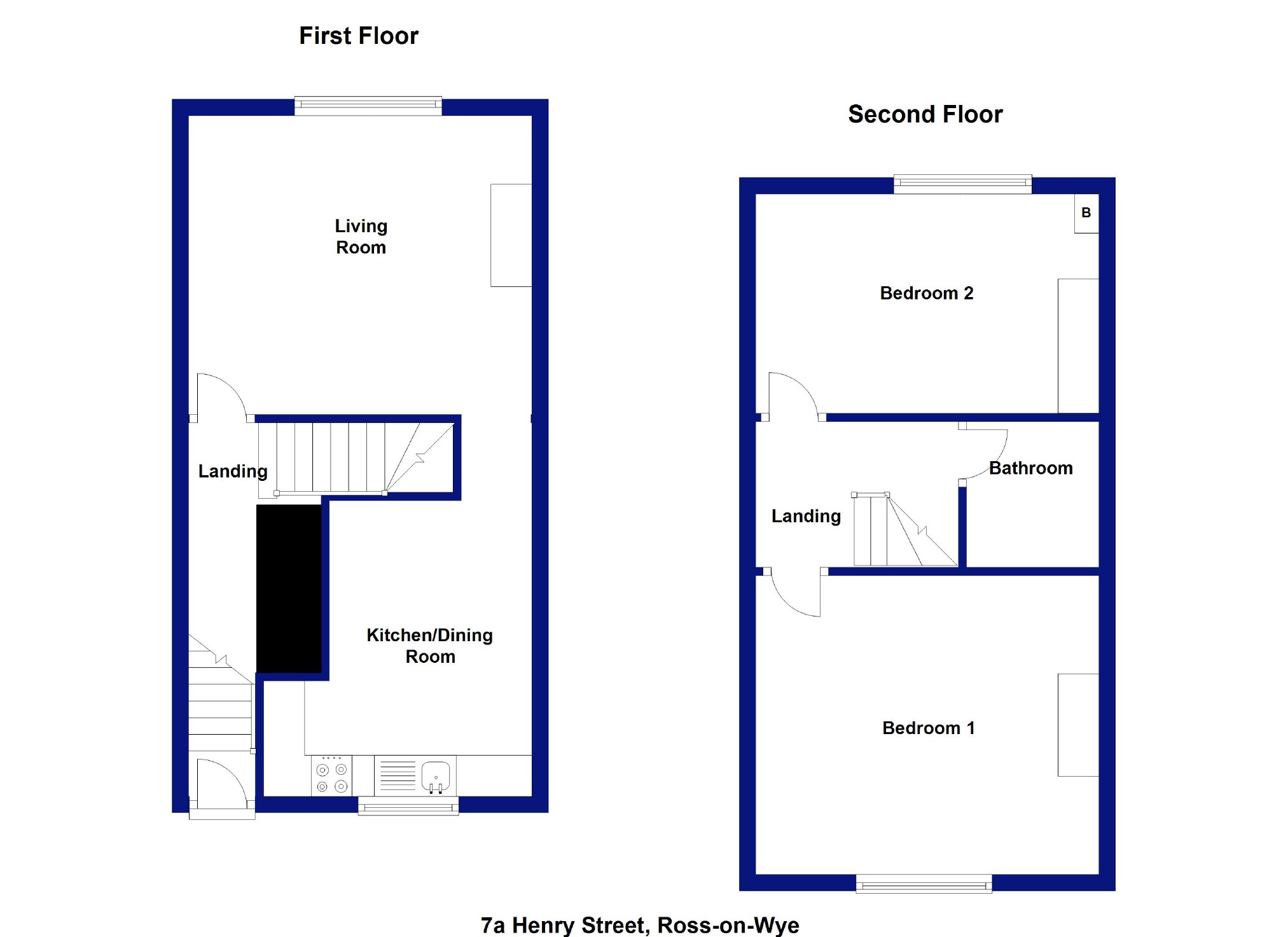 2 Bedrooms Maisonette for sale in Henry Street, Ross-On-Wye HR9
