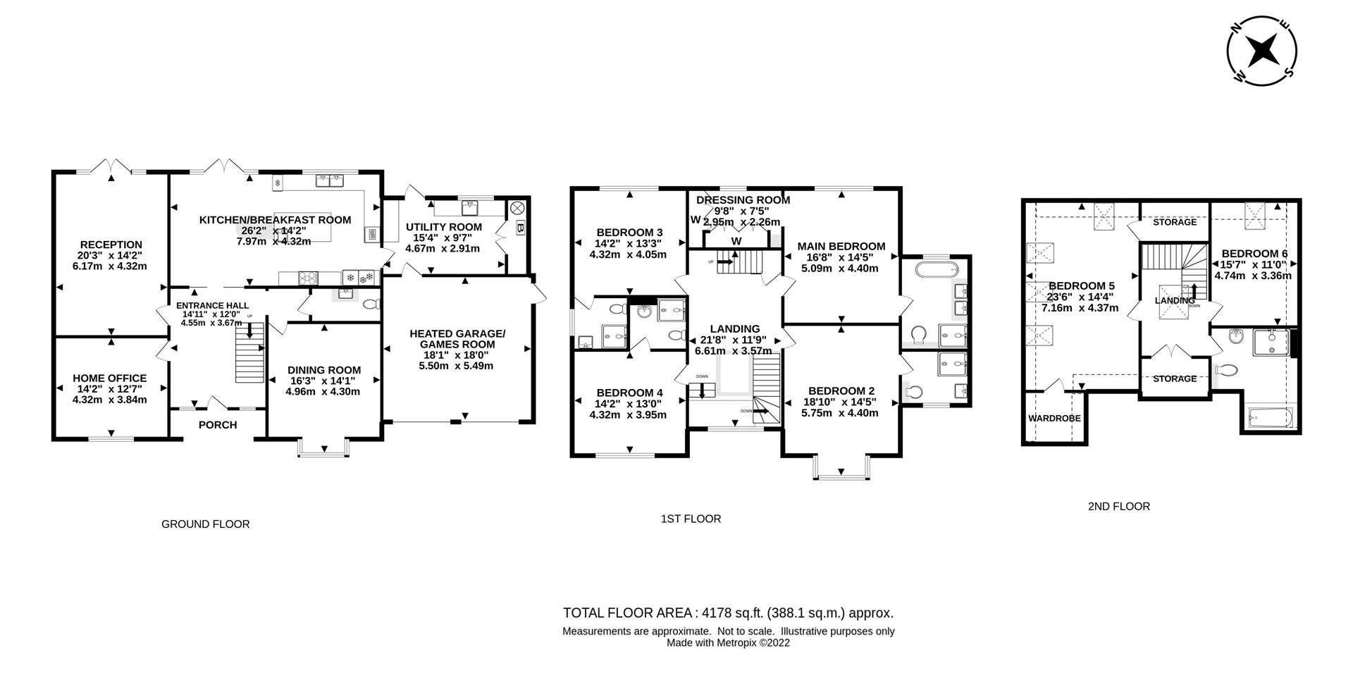 Woodcote Park Avenue, Purley floorplan