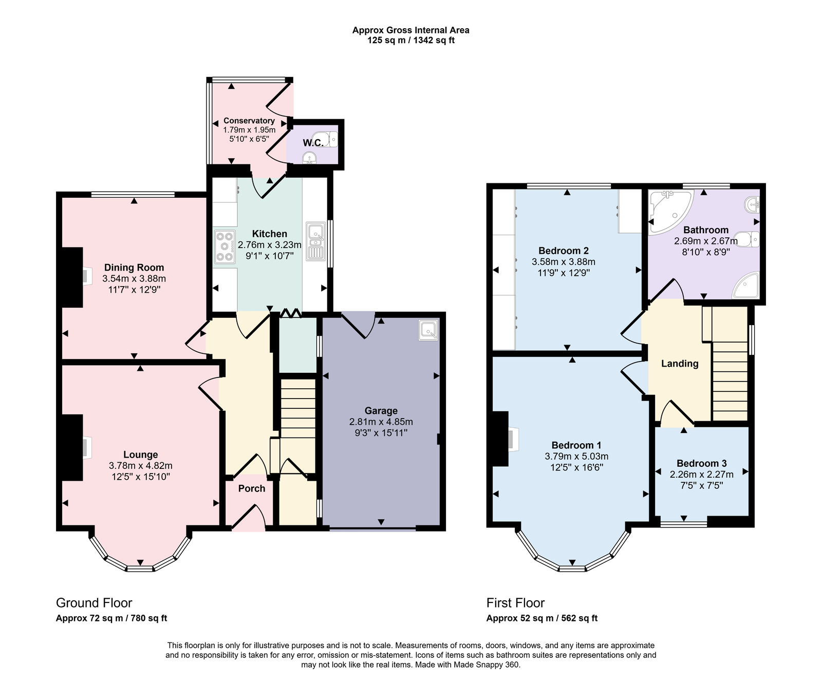 15, Ashfield Road, Workington floorplan