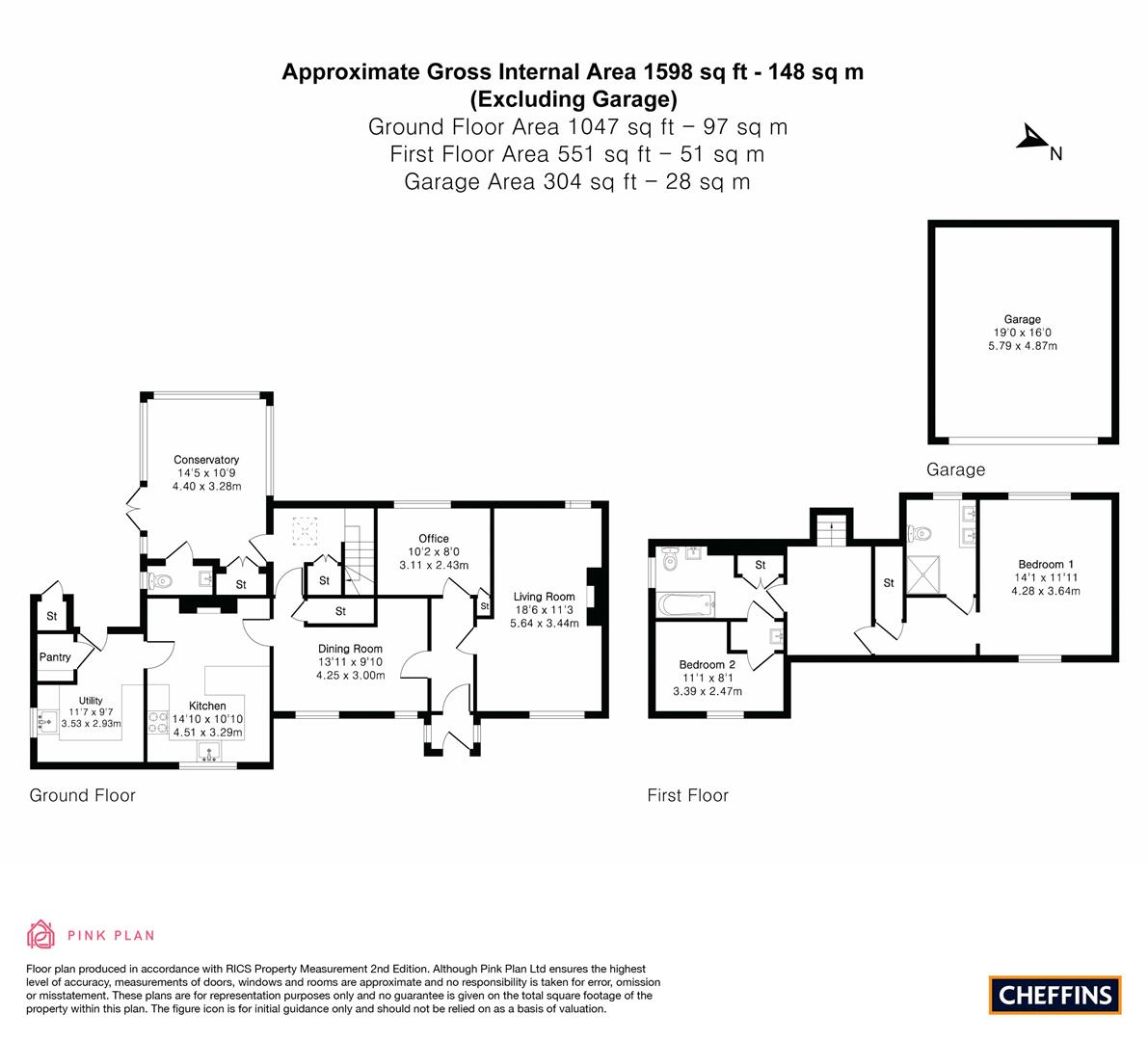 The Embers, Station Road, Wilburton floorplan
