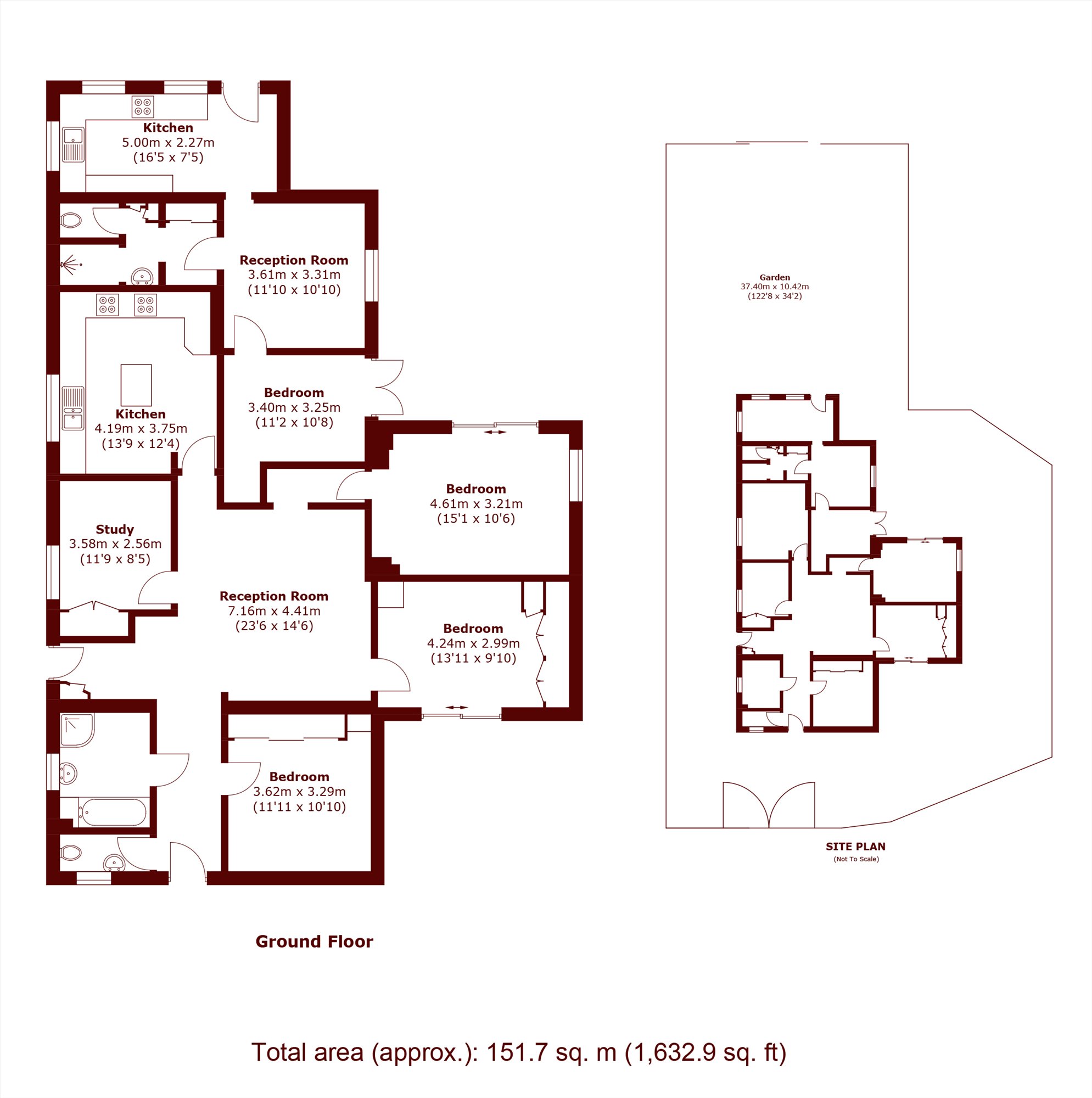 1A, Tyrell Close, Harrow floorplan