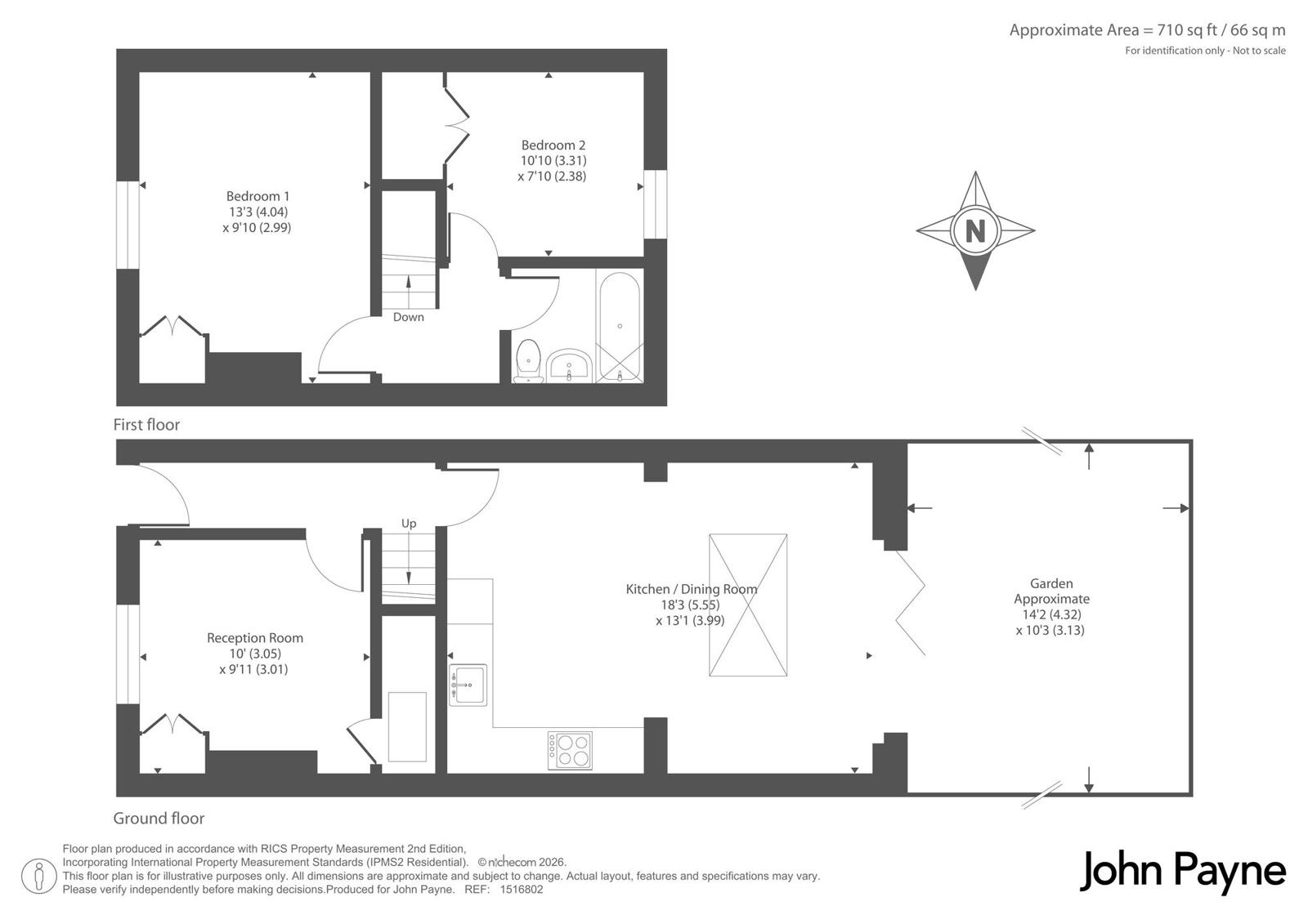 25, Dutton Street, London floorplan