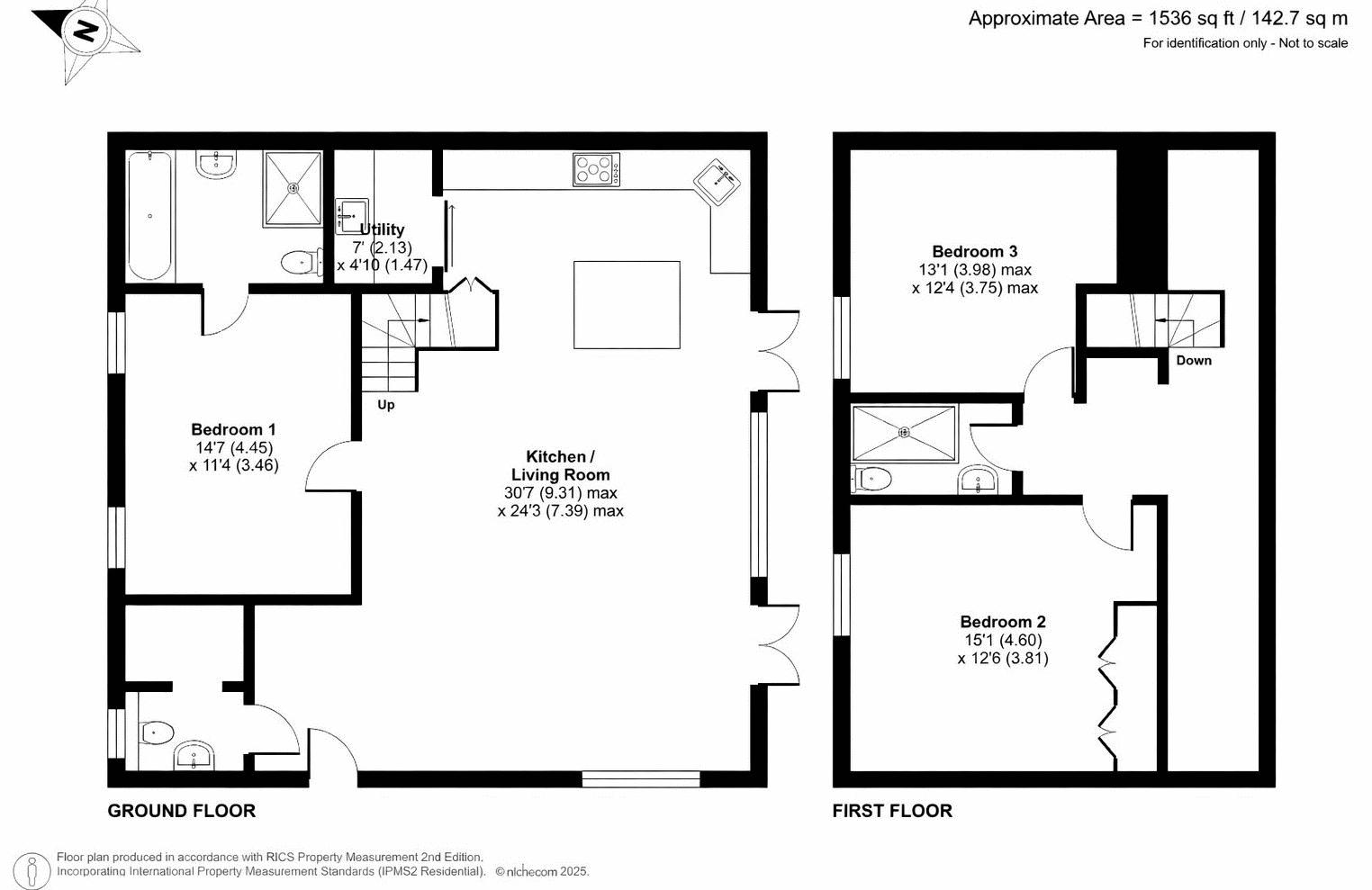 Two Willows Barn, Coldharbour Lane, Dorking floorplan