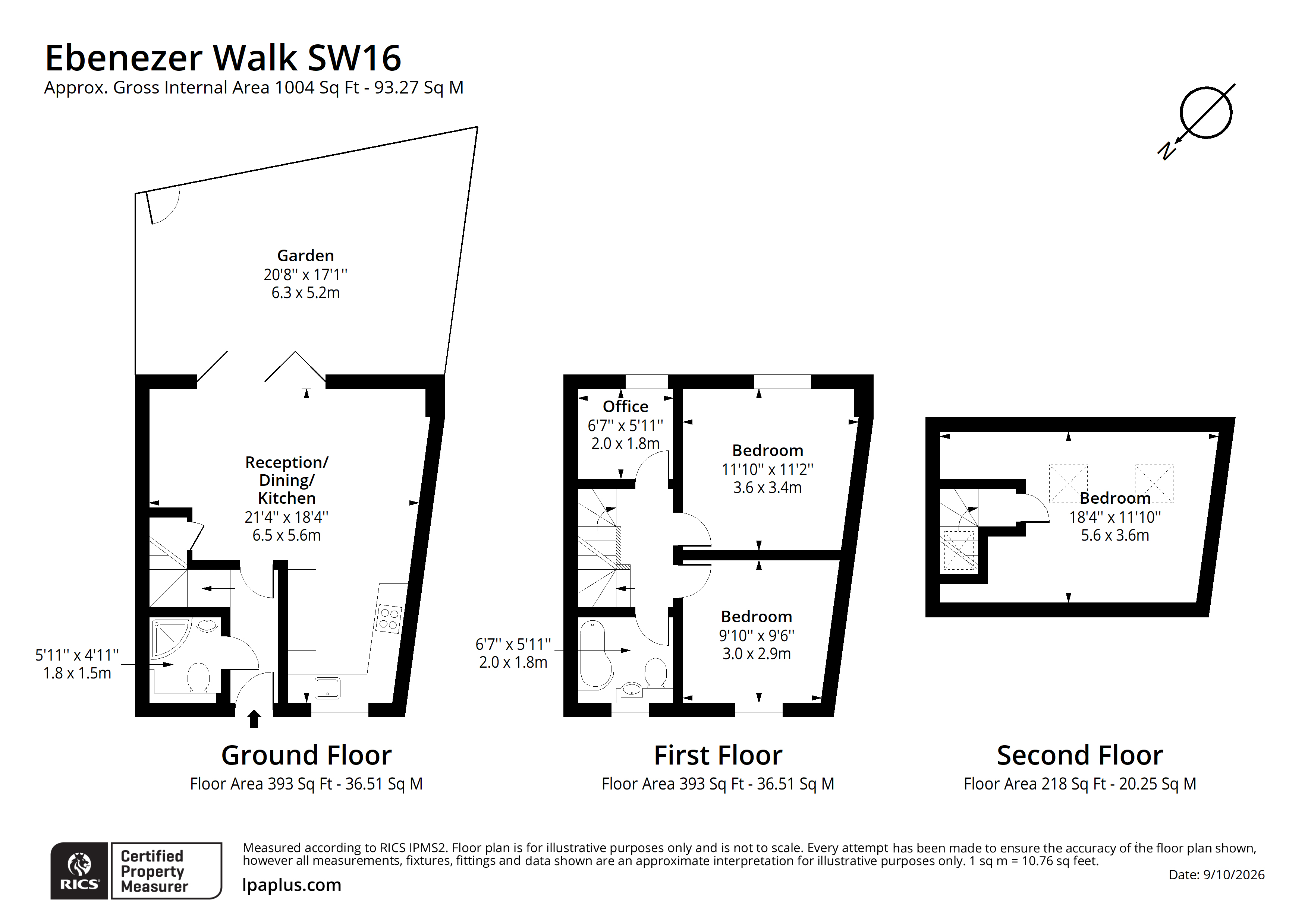 17, Ebenezer Walk, London floorplan